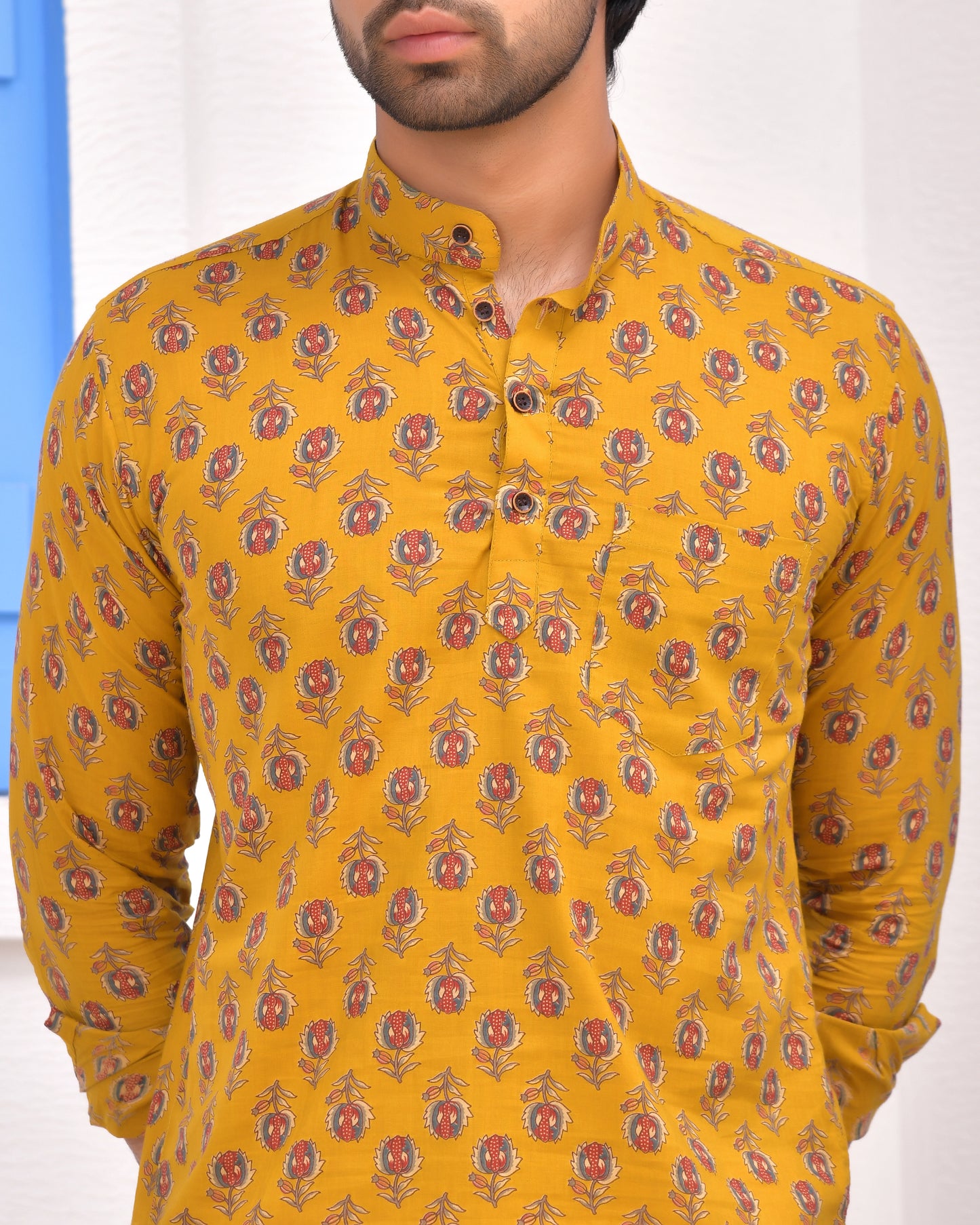 Sunehri Bloom Short Kurta