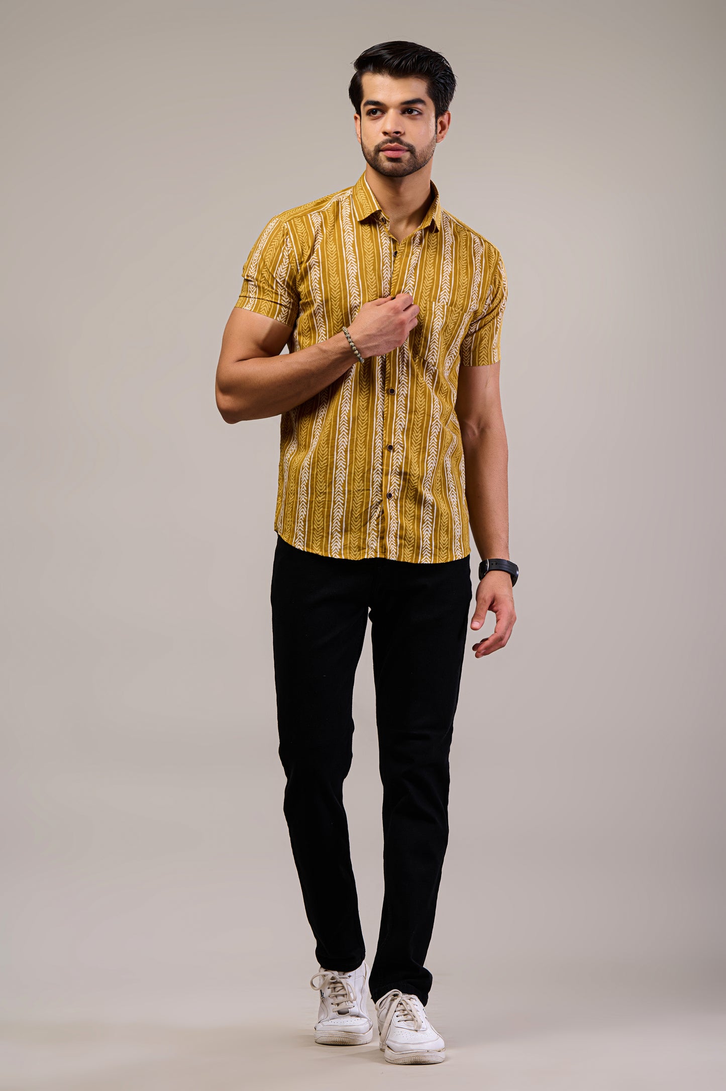 Zenith Zest Men’s Half Sleeve Printed Shirt