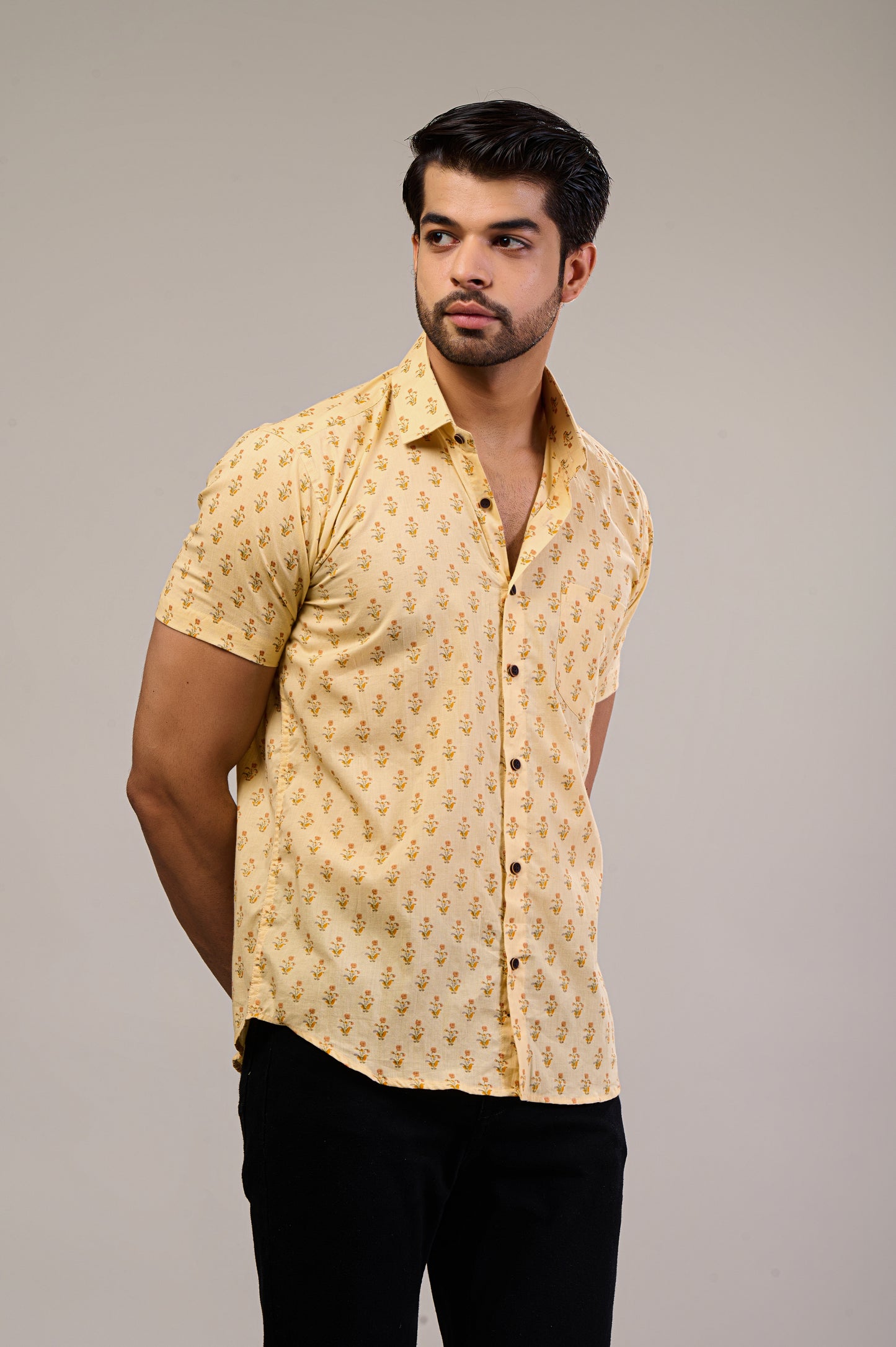 Jungle Jive Men’s Half Sleeve Printed Shirt