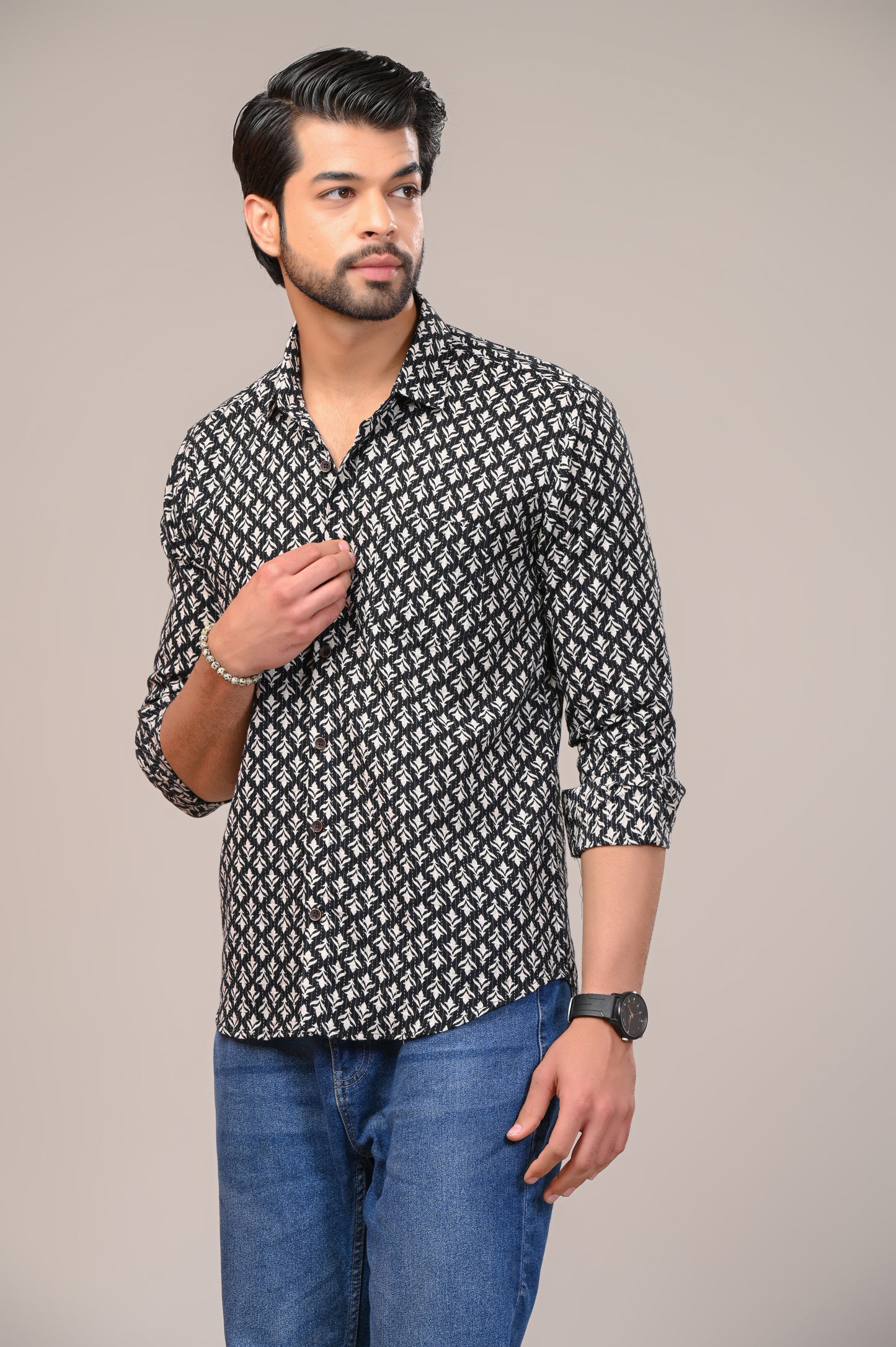 Frost Floral Kaatha Print Full Sleeve Shirt