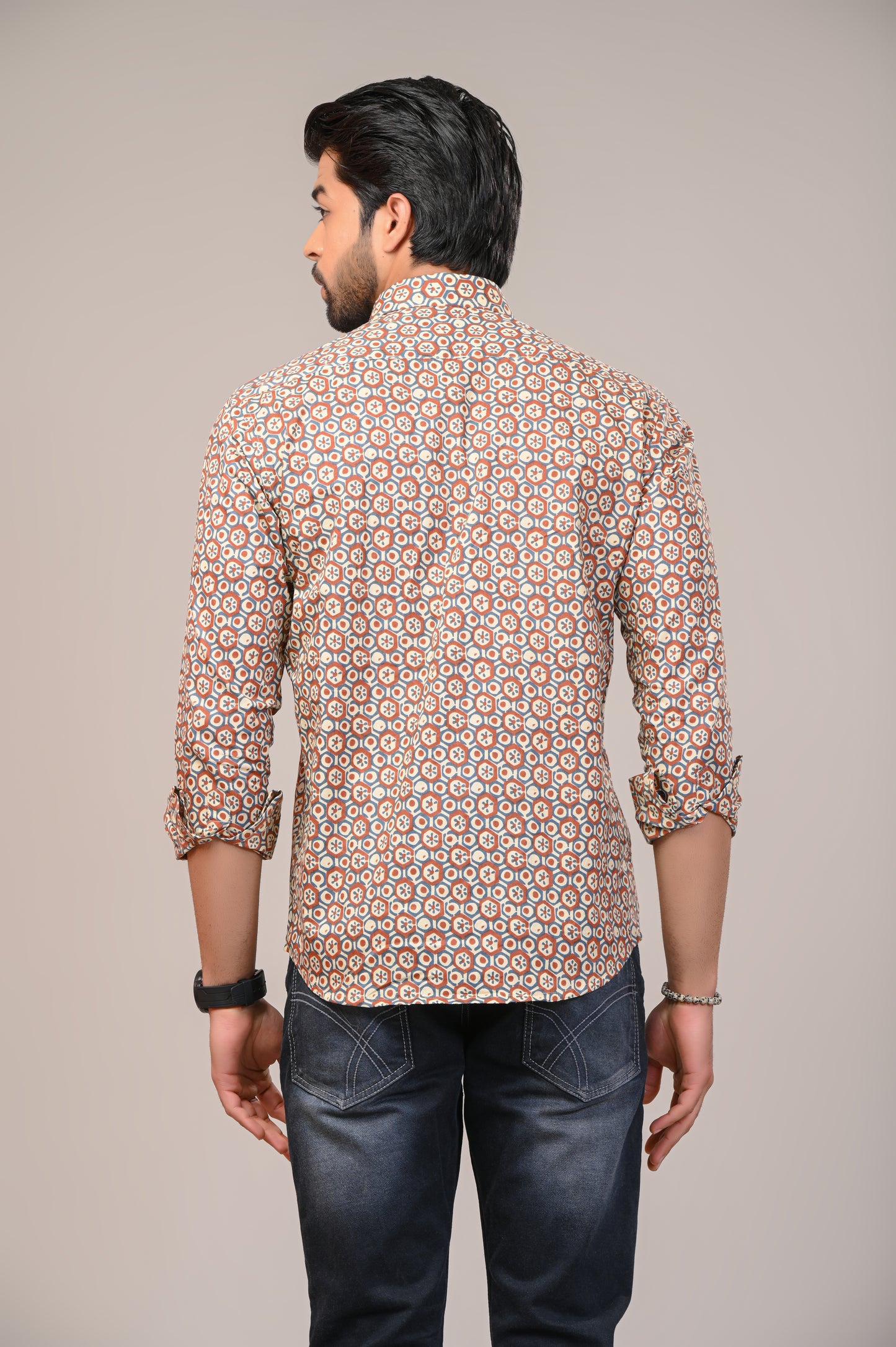 Shape Shift Print Full Sleeve Shirt
