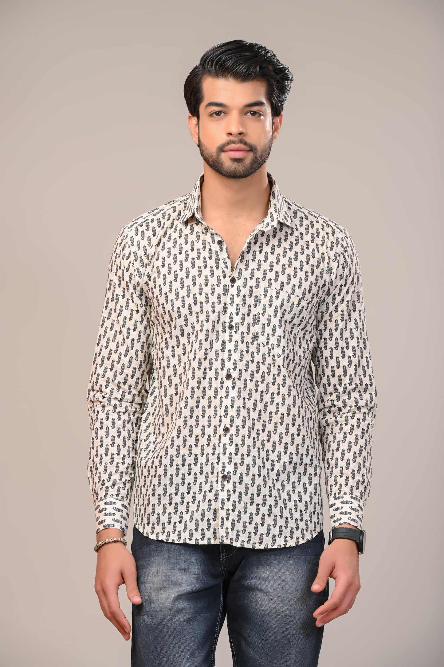 Bug Blitz Print Full Sleeve Shirt
