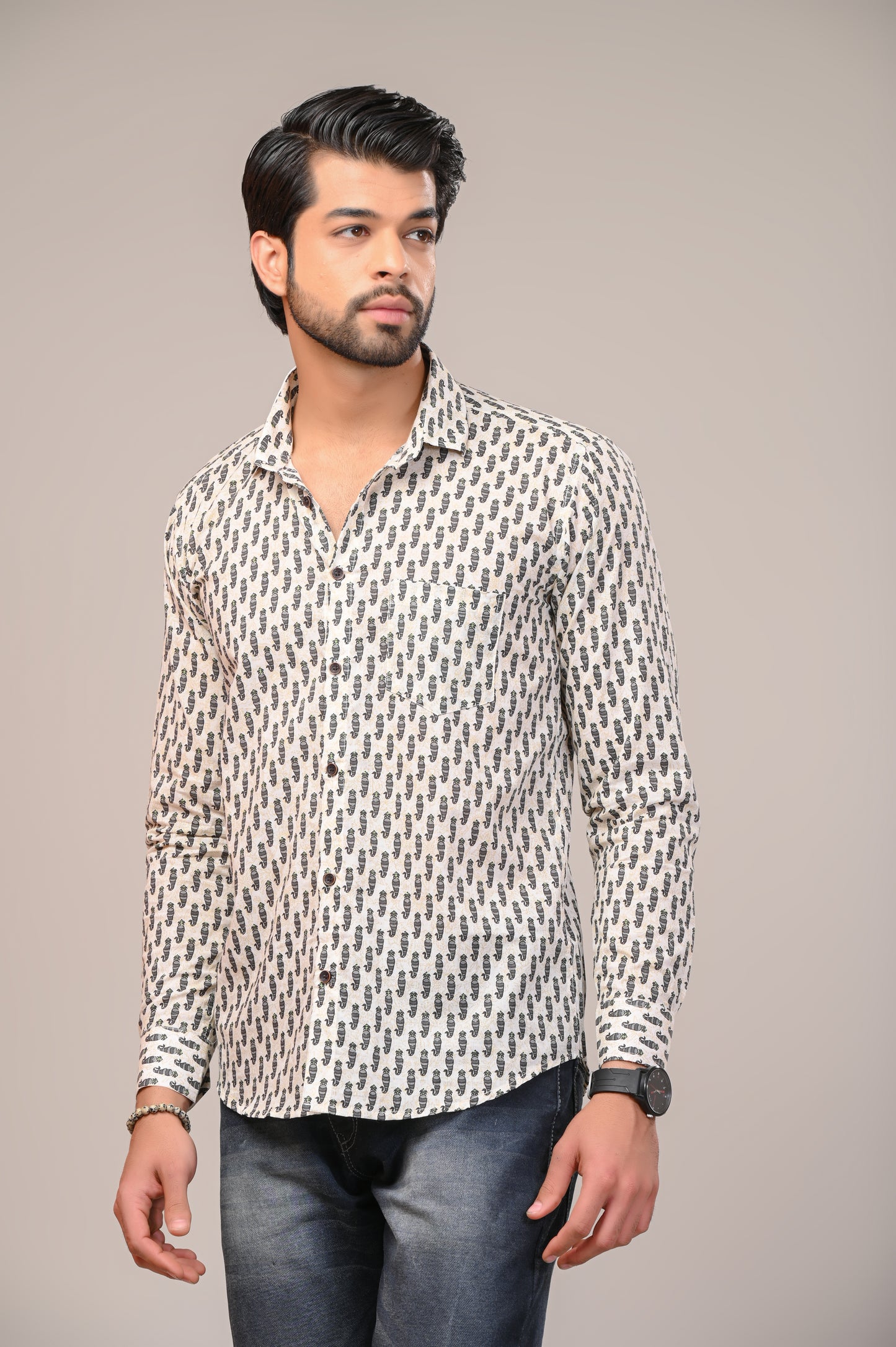 Bug Blitz Print Full Sleeve Shirt