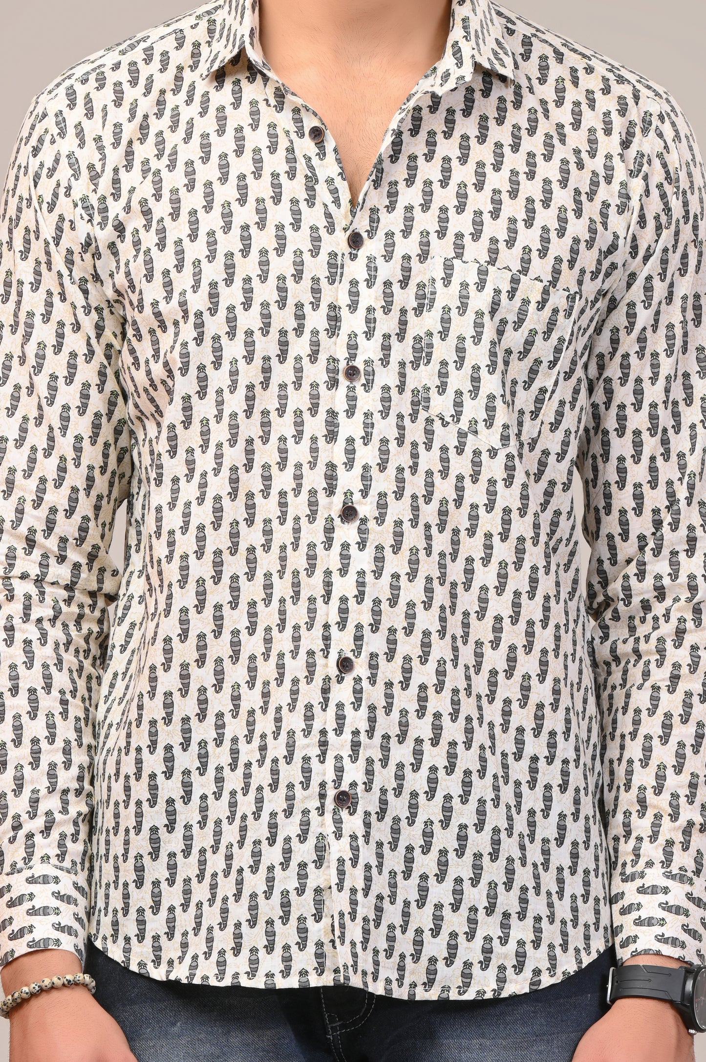 Bug Blitz Print Full Sleeve Shirt