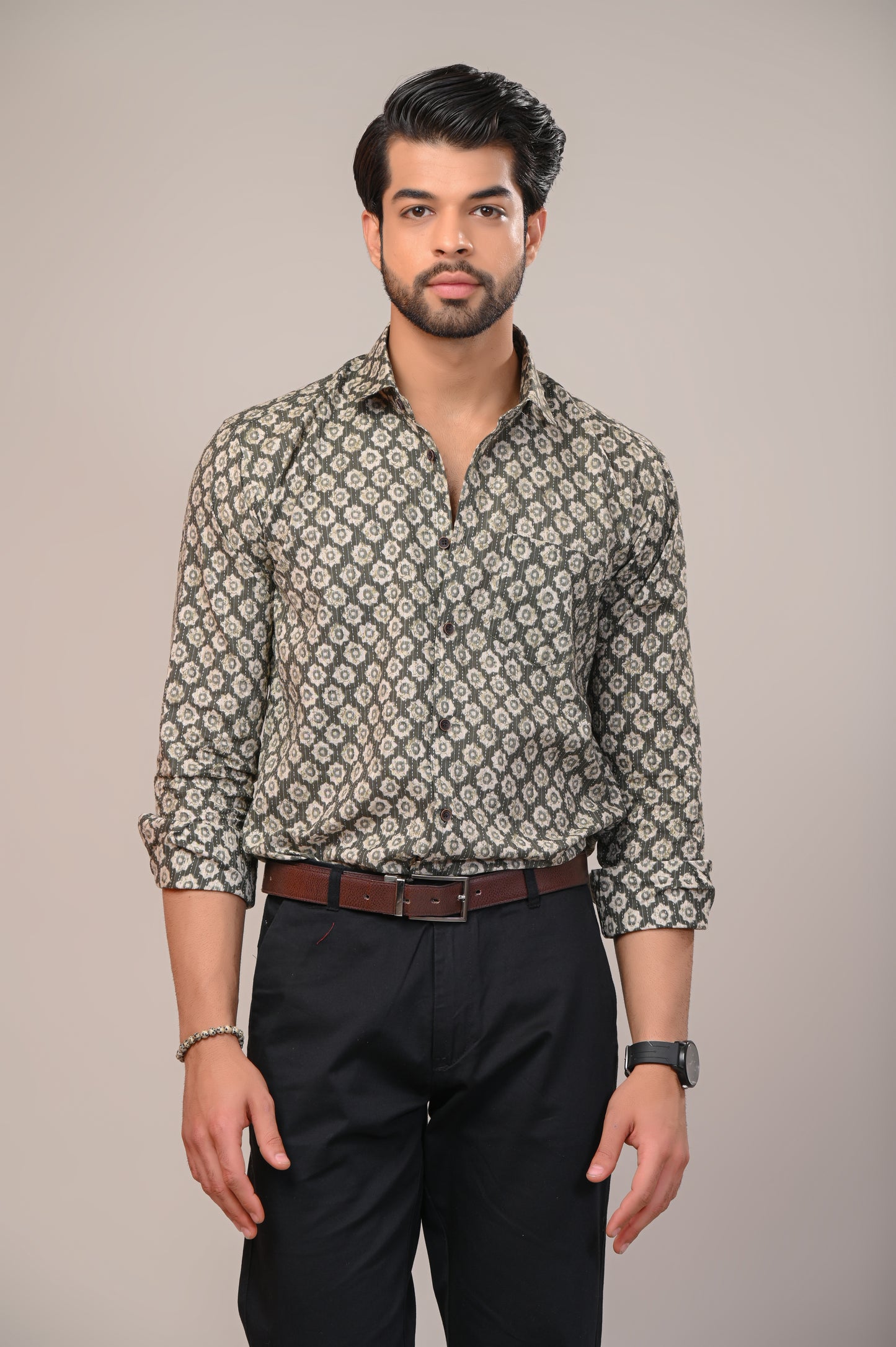 Fawn Kaatha Print Full Sleeve Shirt