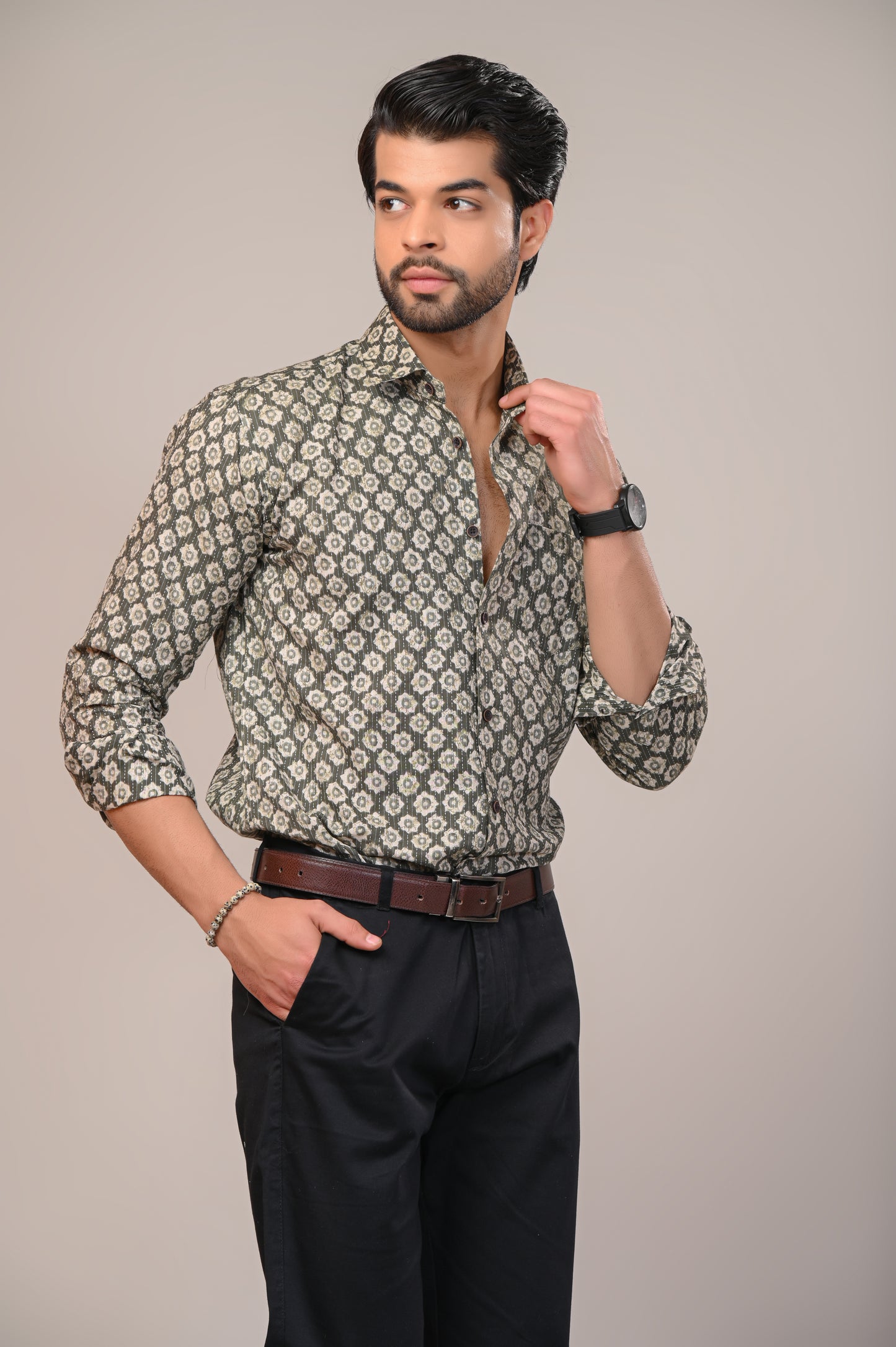 Fawn Kaatha Print Full Sleeve Shirt