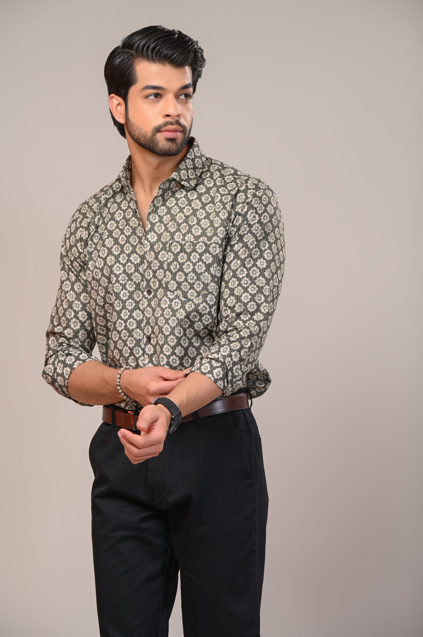 Fawn Kaatha Print Full Sleeve Shirt