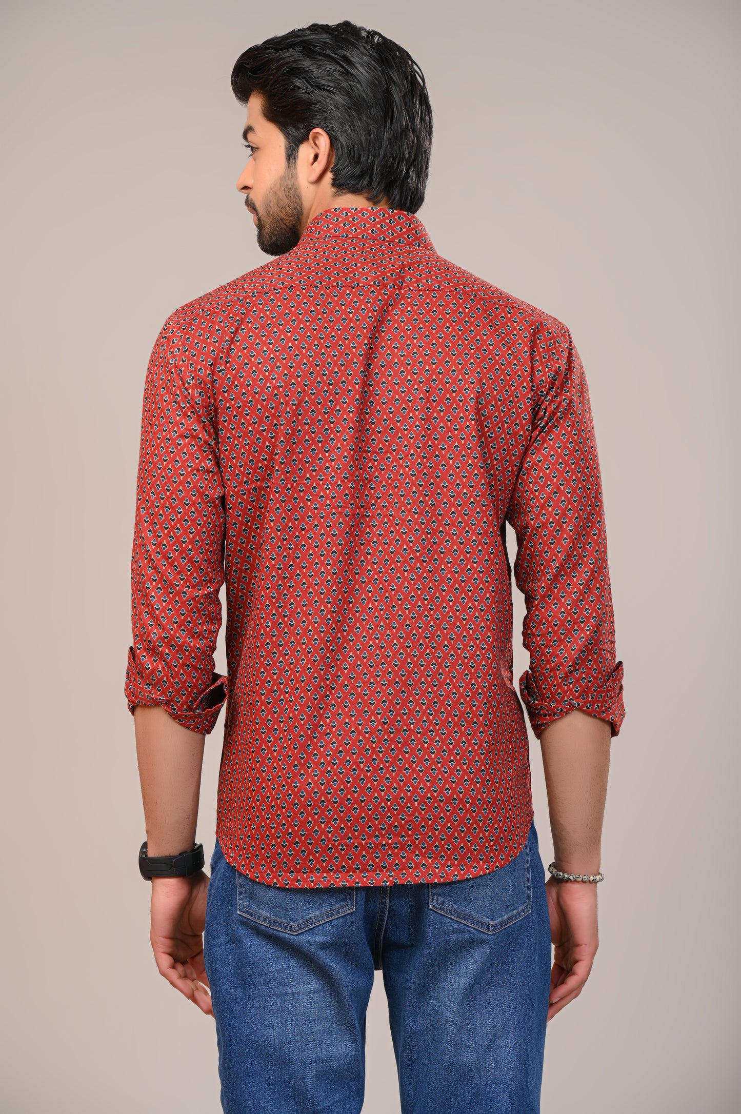 Scarlet Floral Print Full Sleeve Shirt