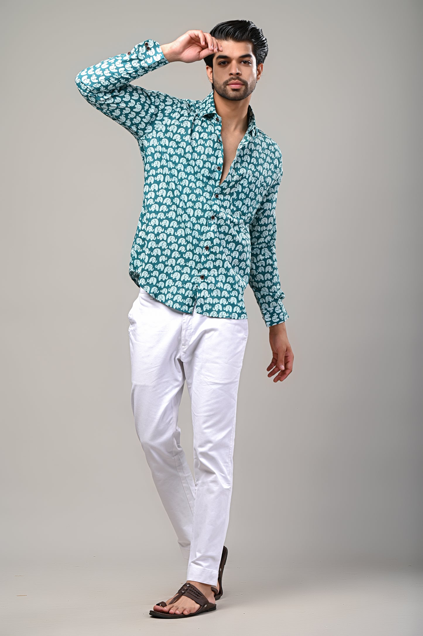 Elephant Parade Printed Full Sleeve Shirt
