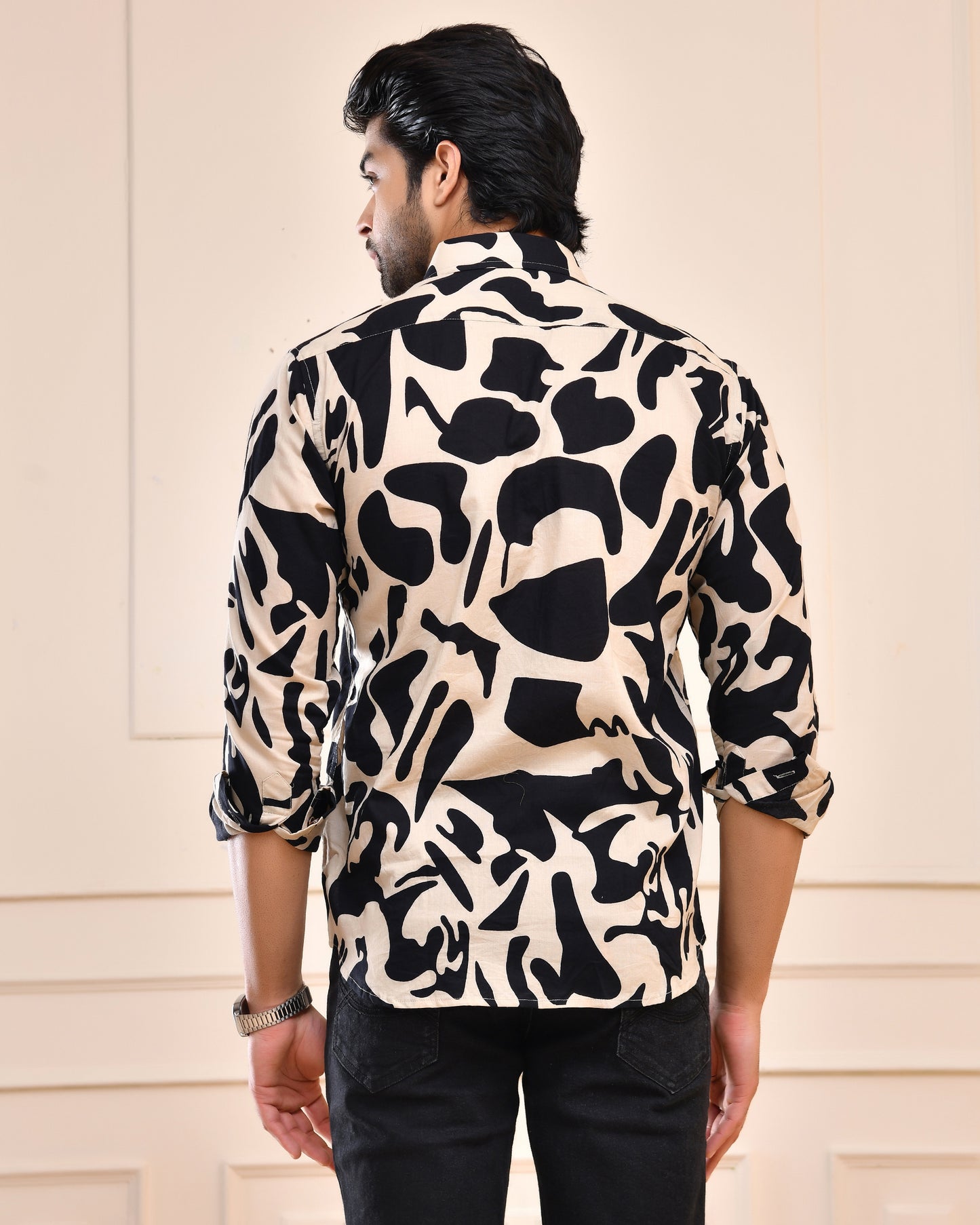 Ivory Ink Statement Full Sleeve Shirt