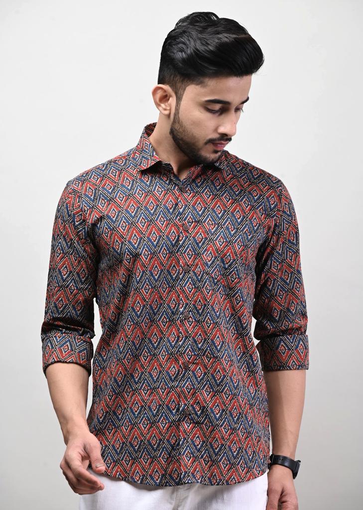 Geo Full Sleeve Shirt