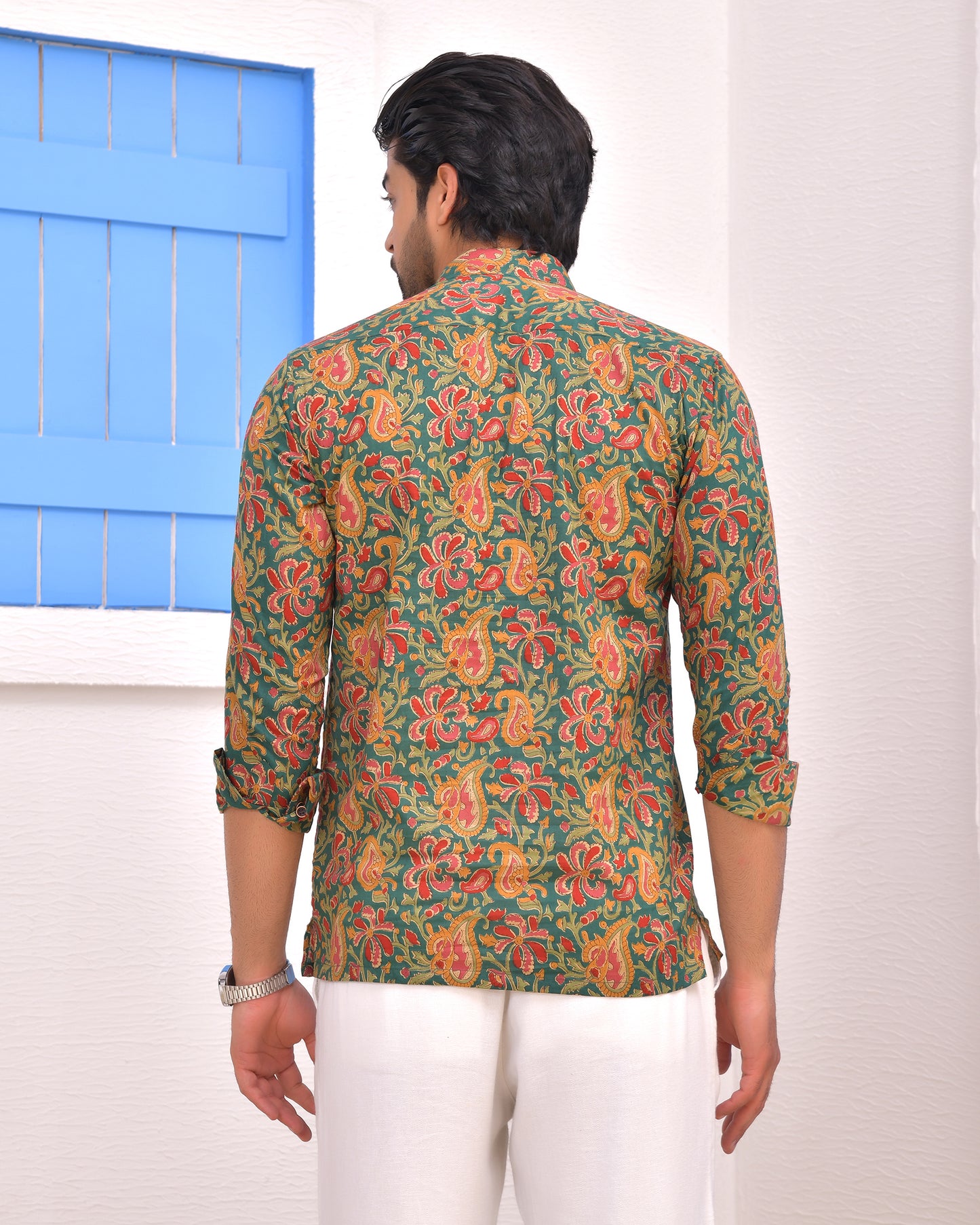 Rangrez Floral Short Kurta
