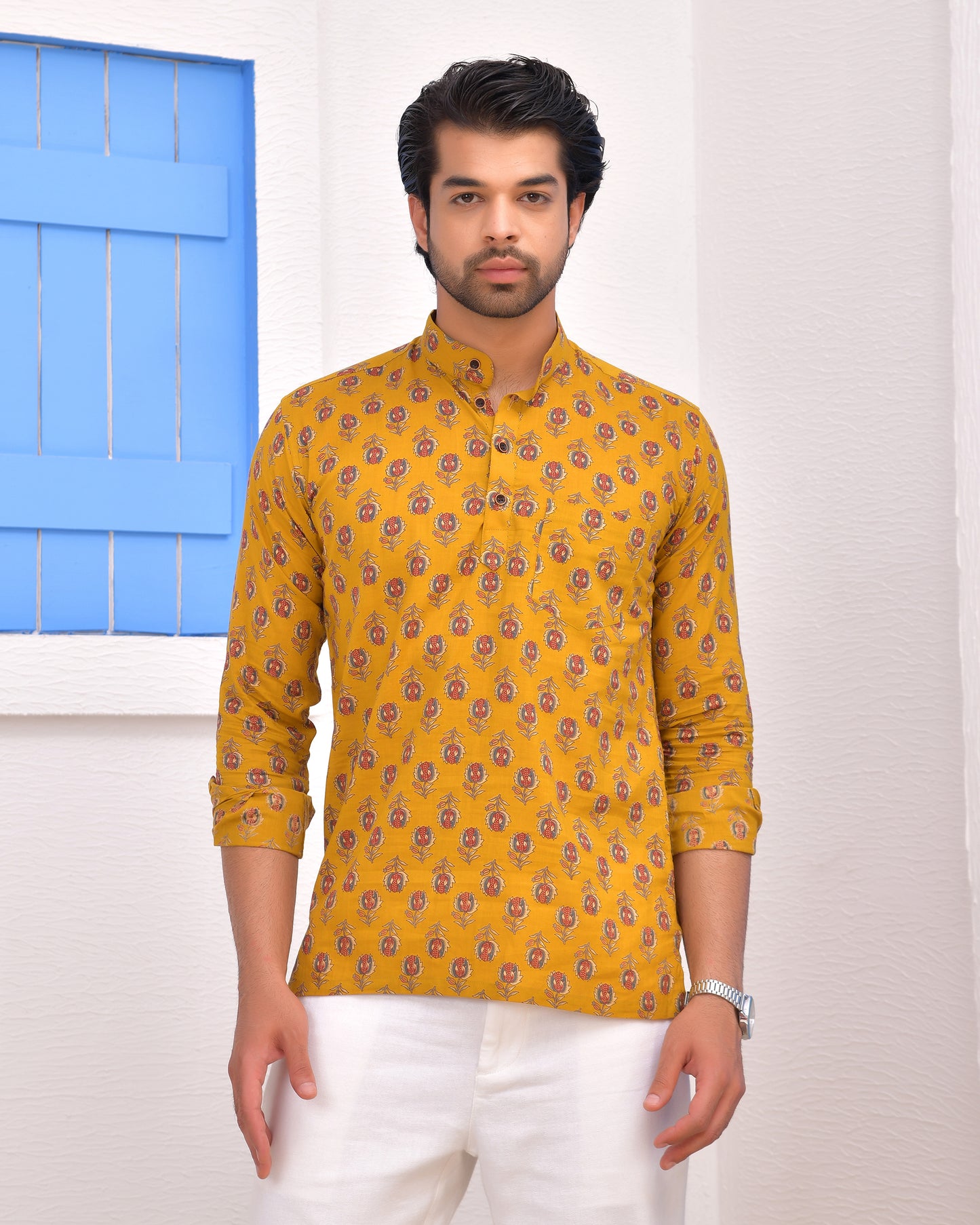 Sunehri Bloom Short Kurta