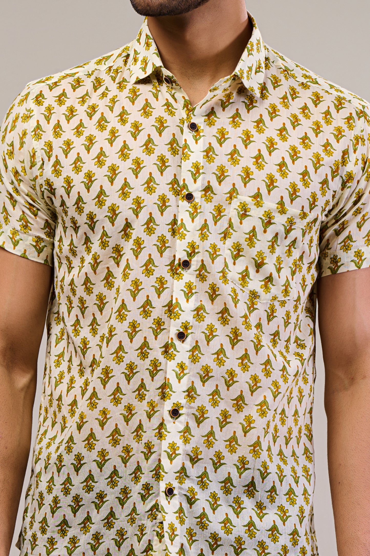 Tropical Tango Men’s Half Sleeve Printed Shirt