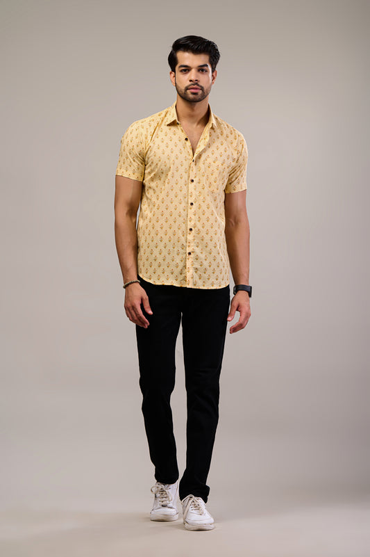 Jungle Jive Men’s Half Sleeve Printed Shirt