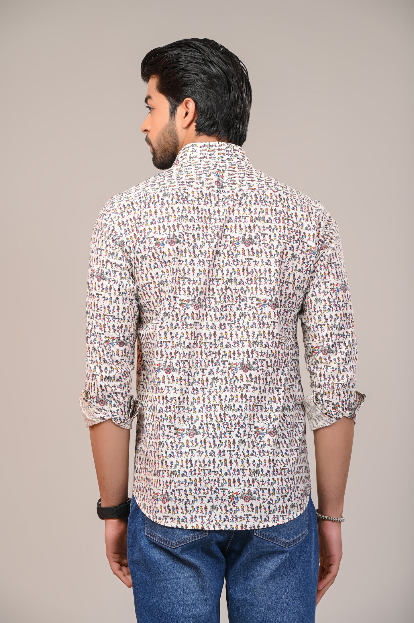 Tribal Print Full Sleeve Shirt