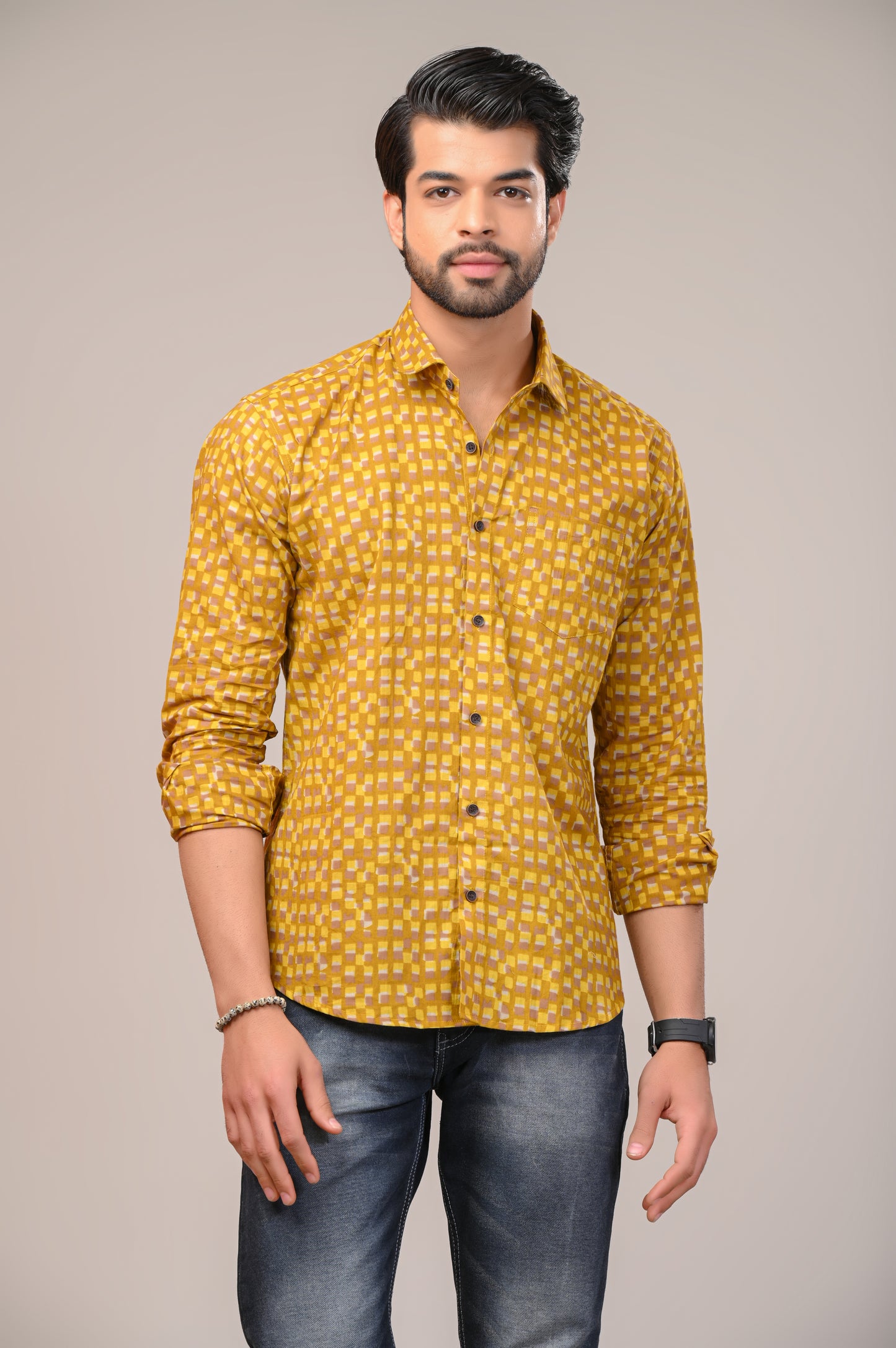 Form Fusion Print Full Sleeve Shirt