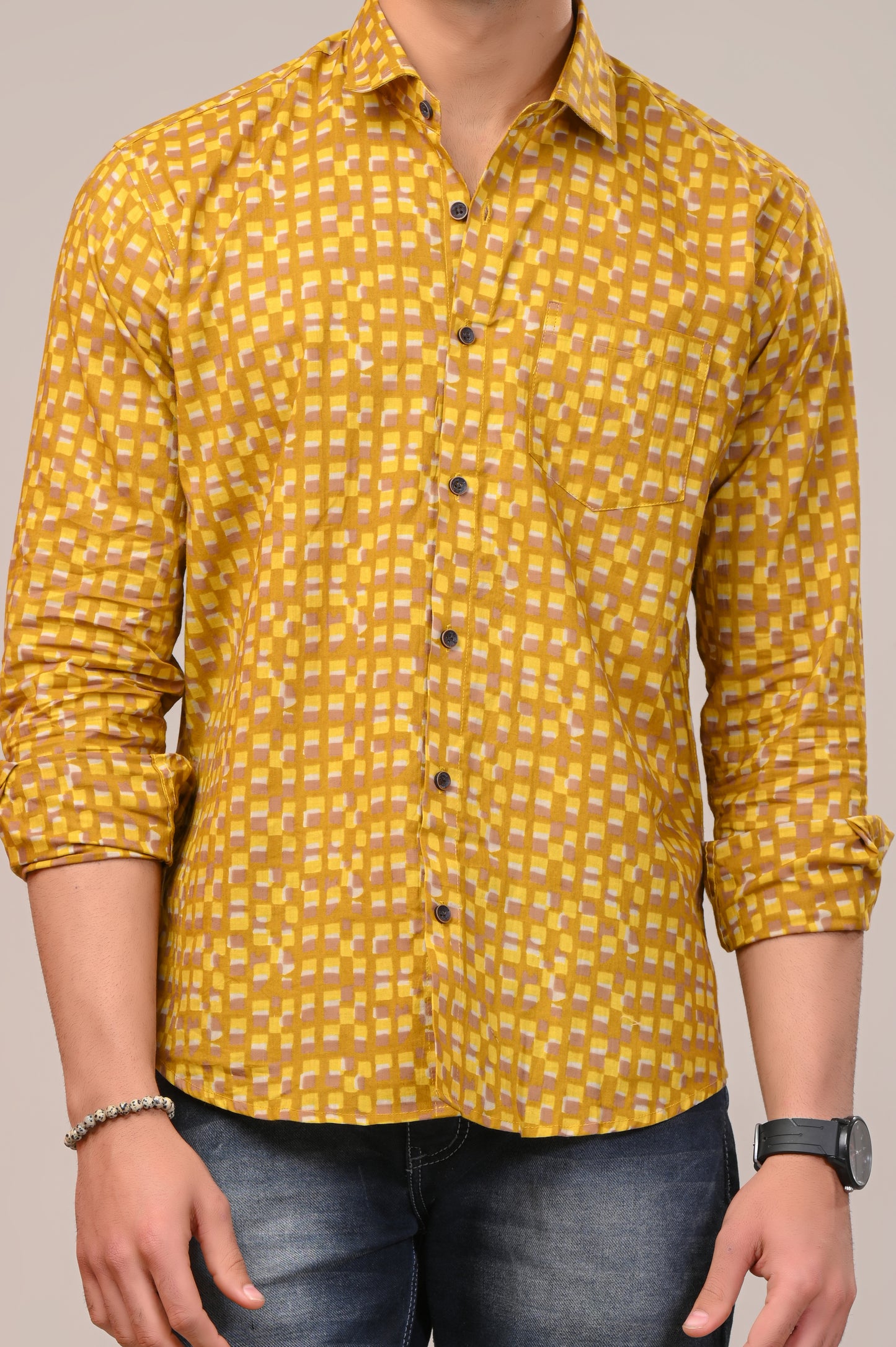 Form Fusion Print Full Sleeve Shirt