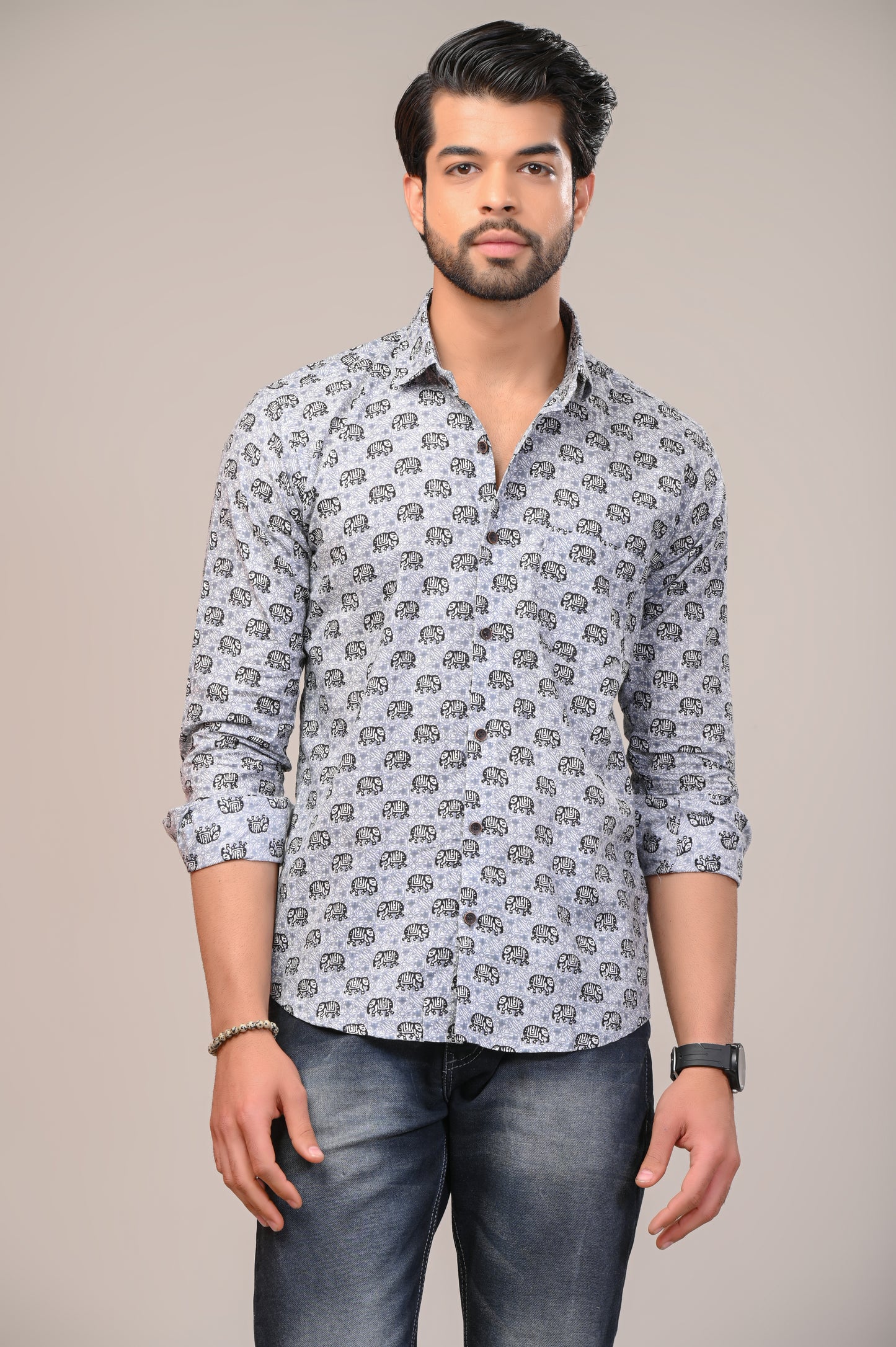 Trunk Treasures Print Full Sleeve Shirt