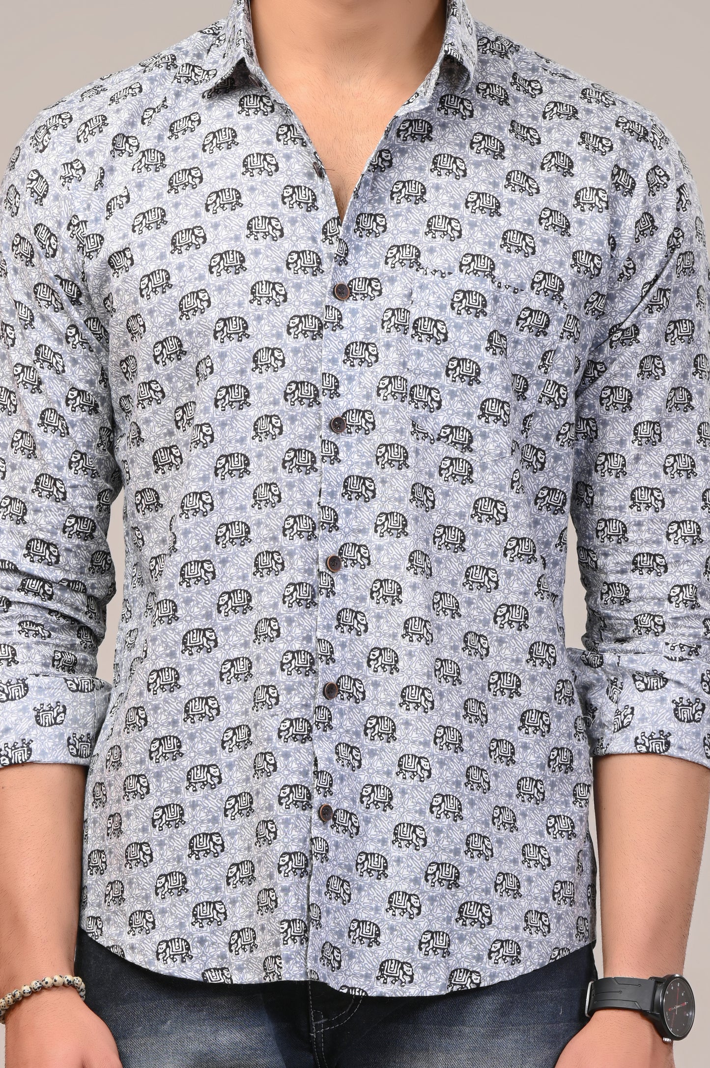 Trunk Treasures Print Full Sleeve Shirt