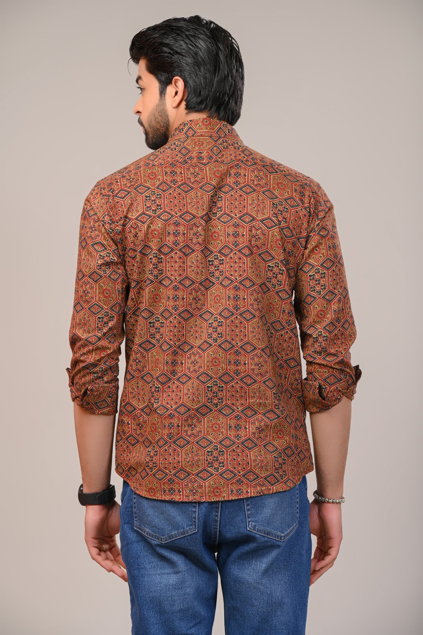 Geometric Dreams Print Full Sleeve Shirt