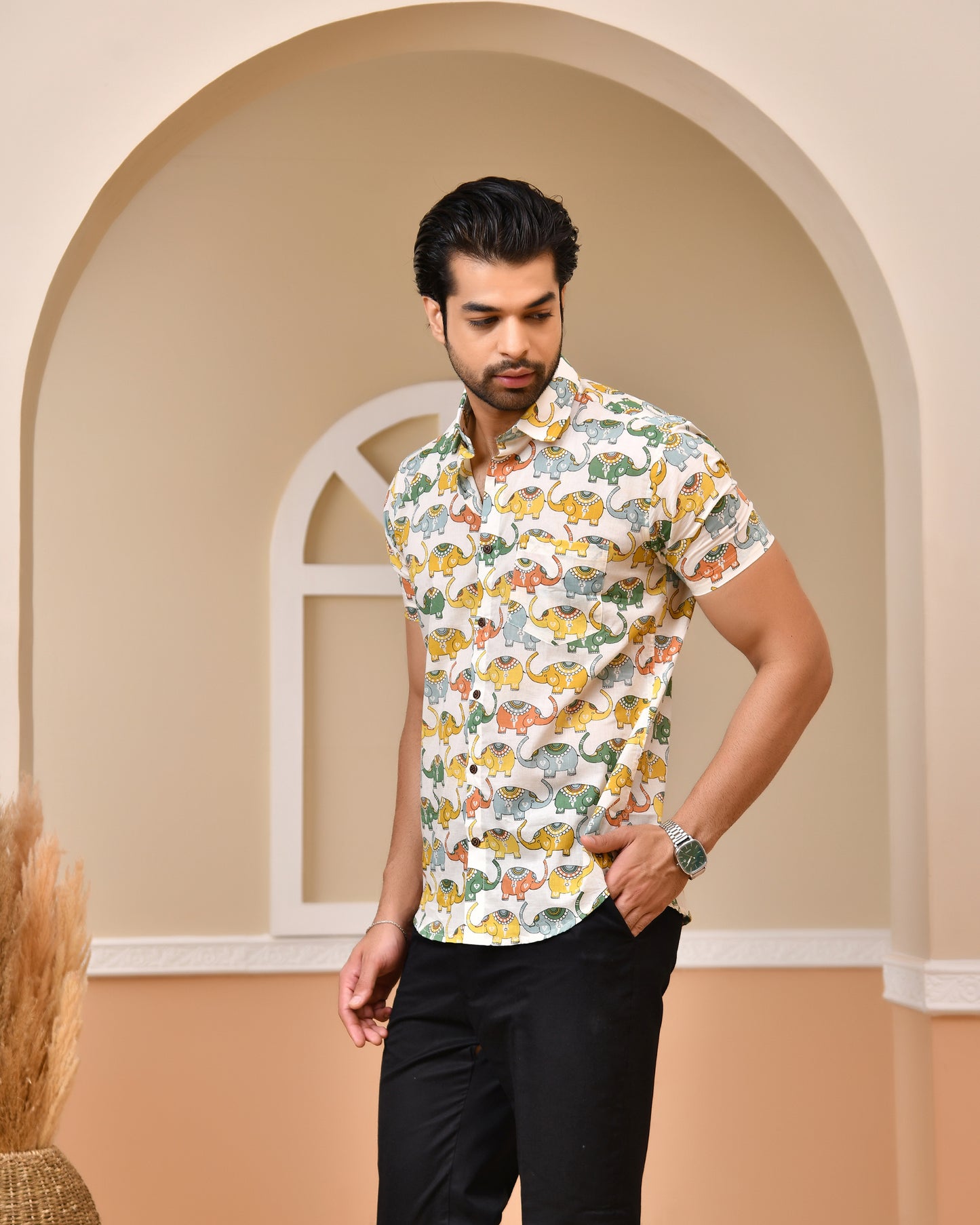Elephant Royale Half Sleeves Shirt