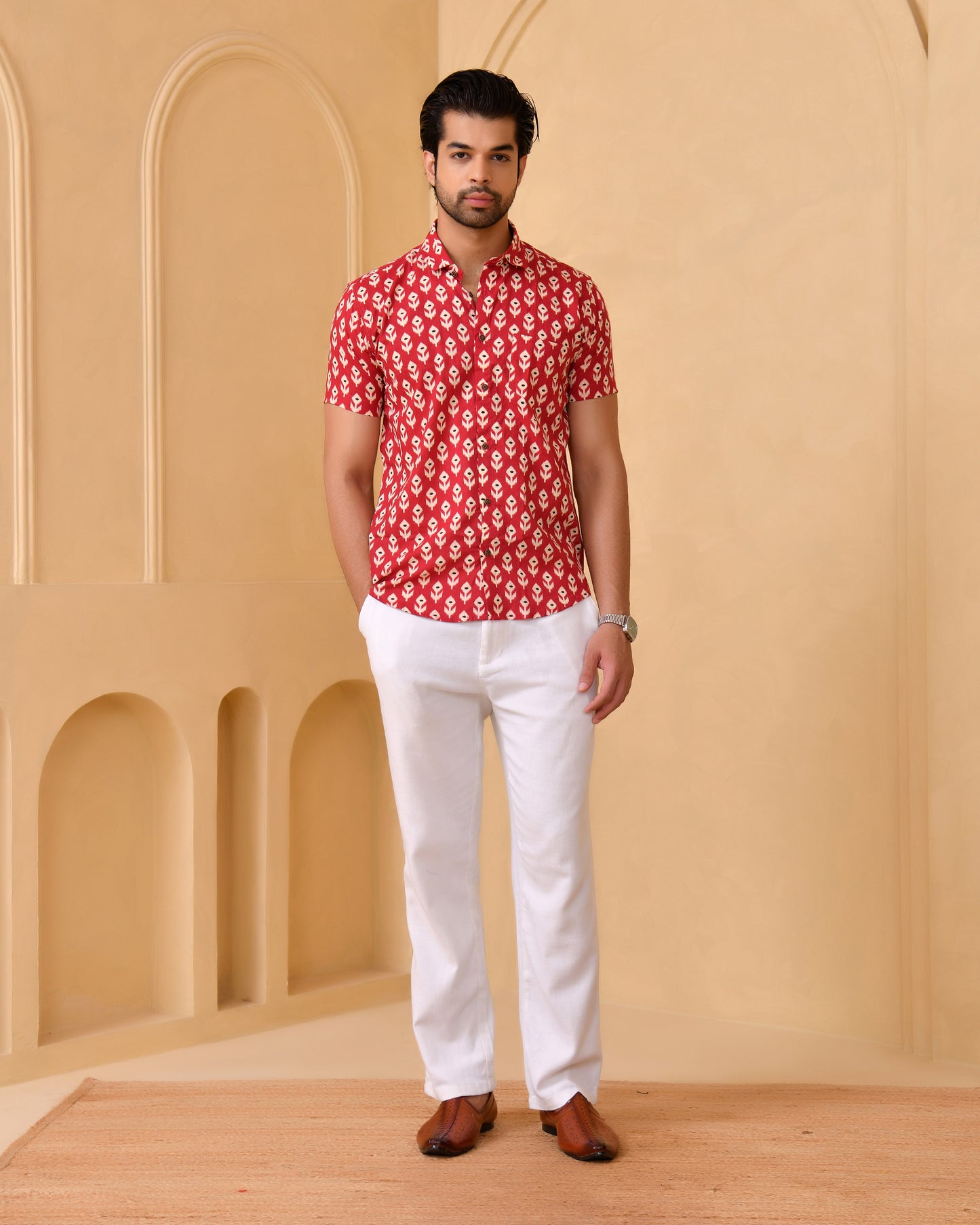 Lal Buti Half Sleeves Shirt