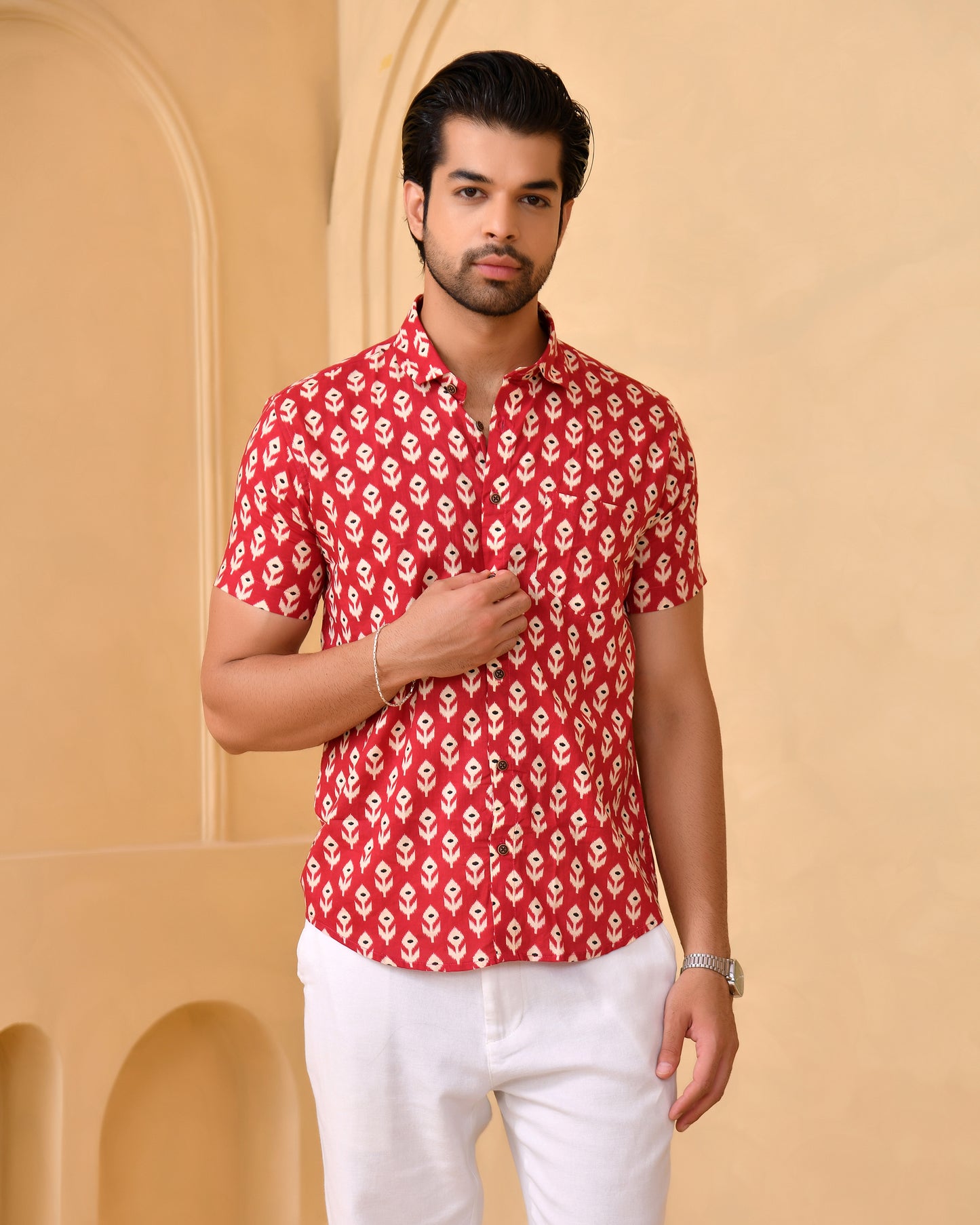 Lal Buti Half Sleeves Shirt