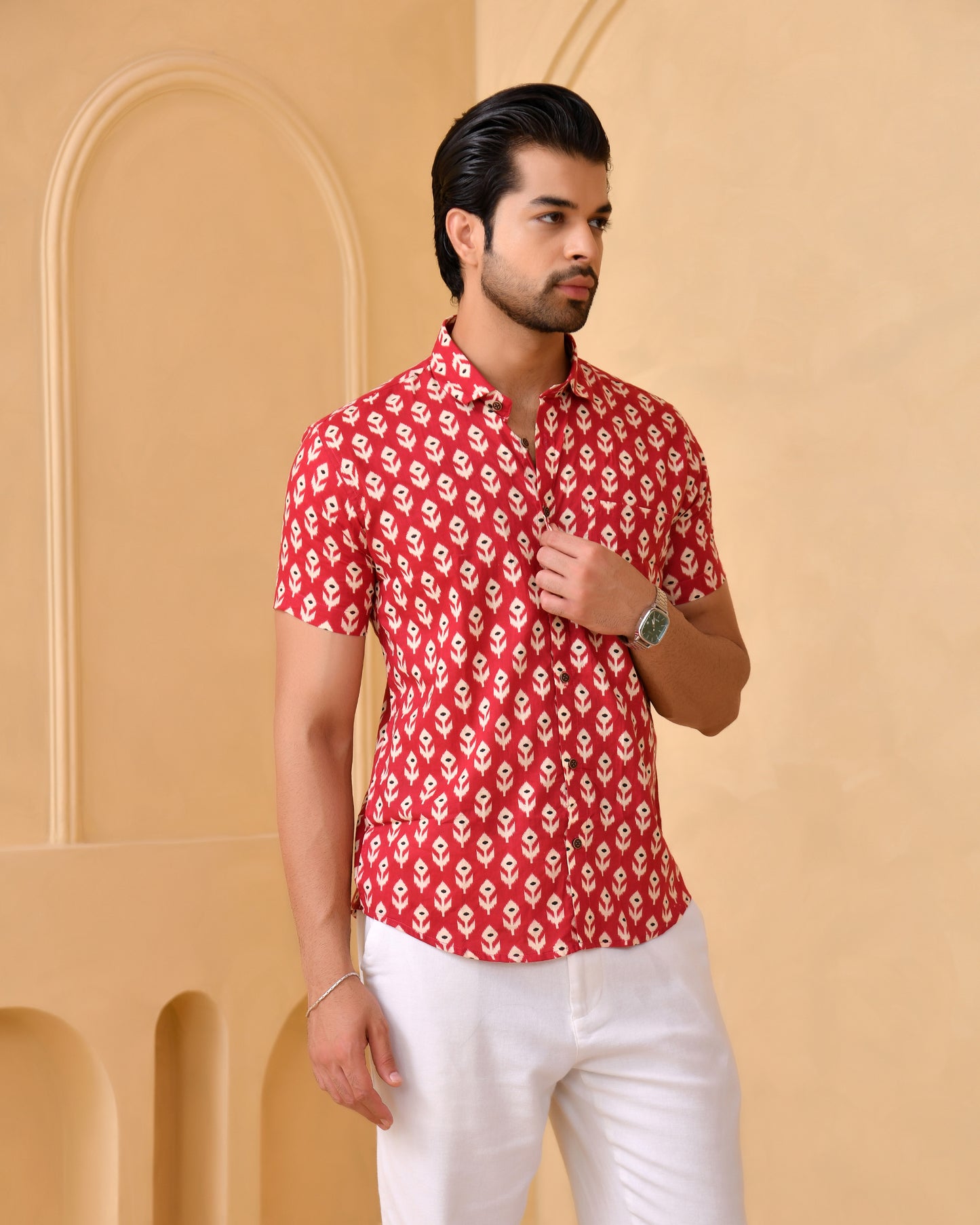 Lal Buti Half Sleeves Shirt