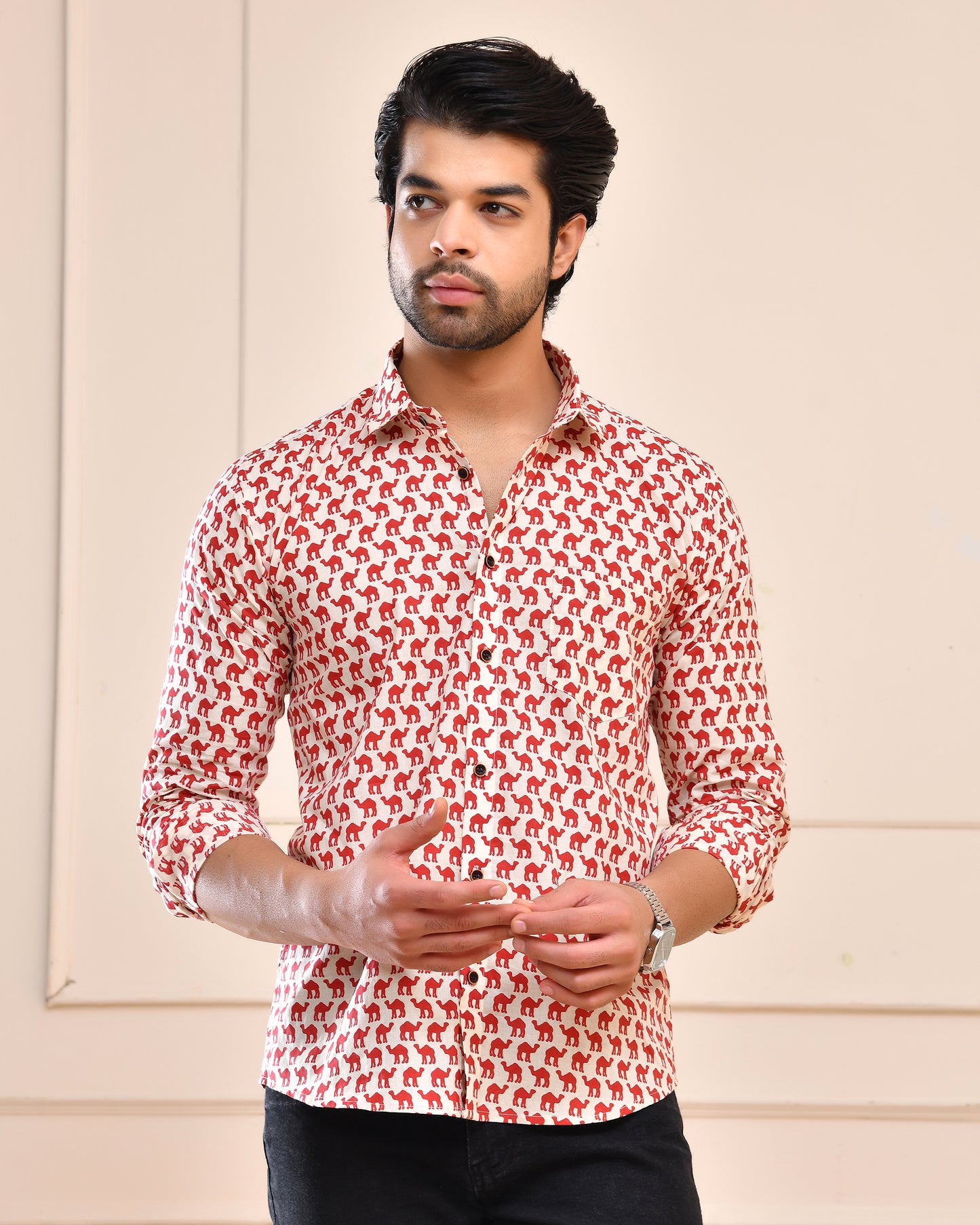 Desert Raja Printed Full Sleeve Shirt