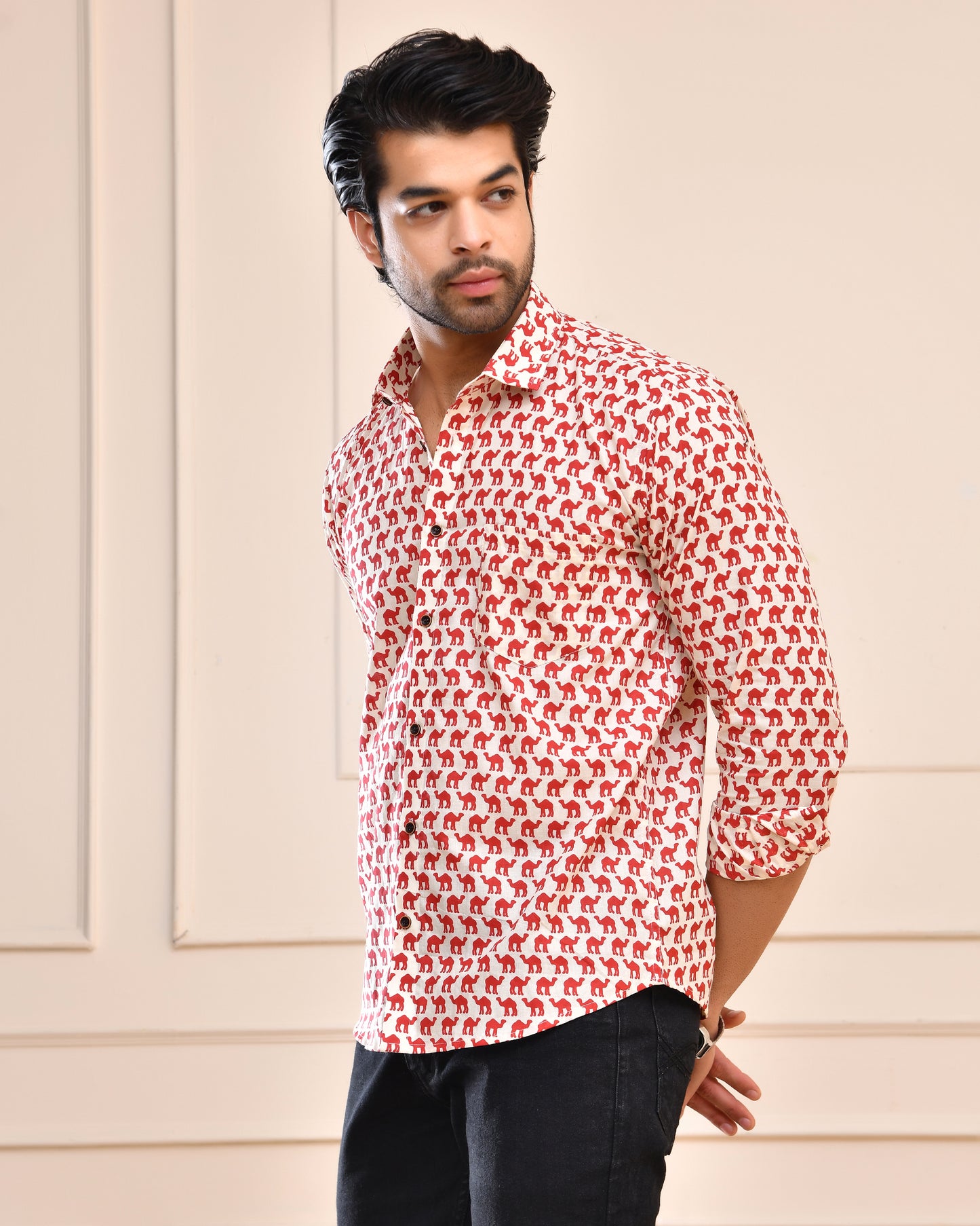 Desert Raja Printed Full Sleeve Shirt