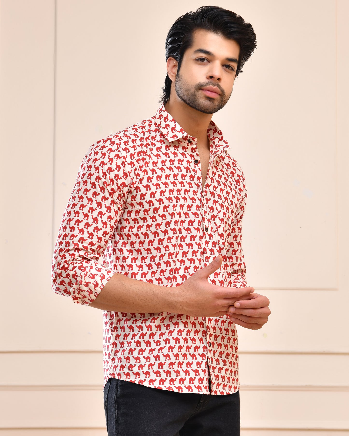 Desert Raja Printed Full Sleeve Shirt