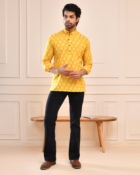 Sunshine Bloom Short Kurta