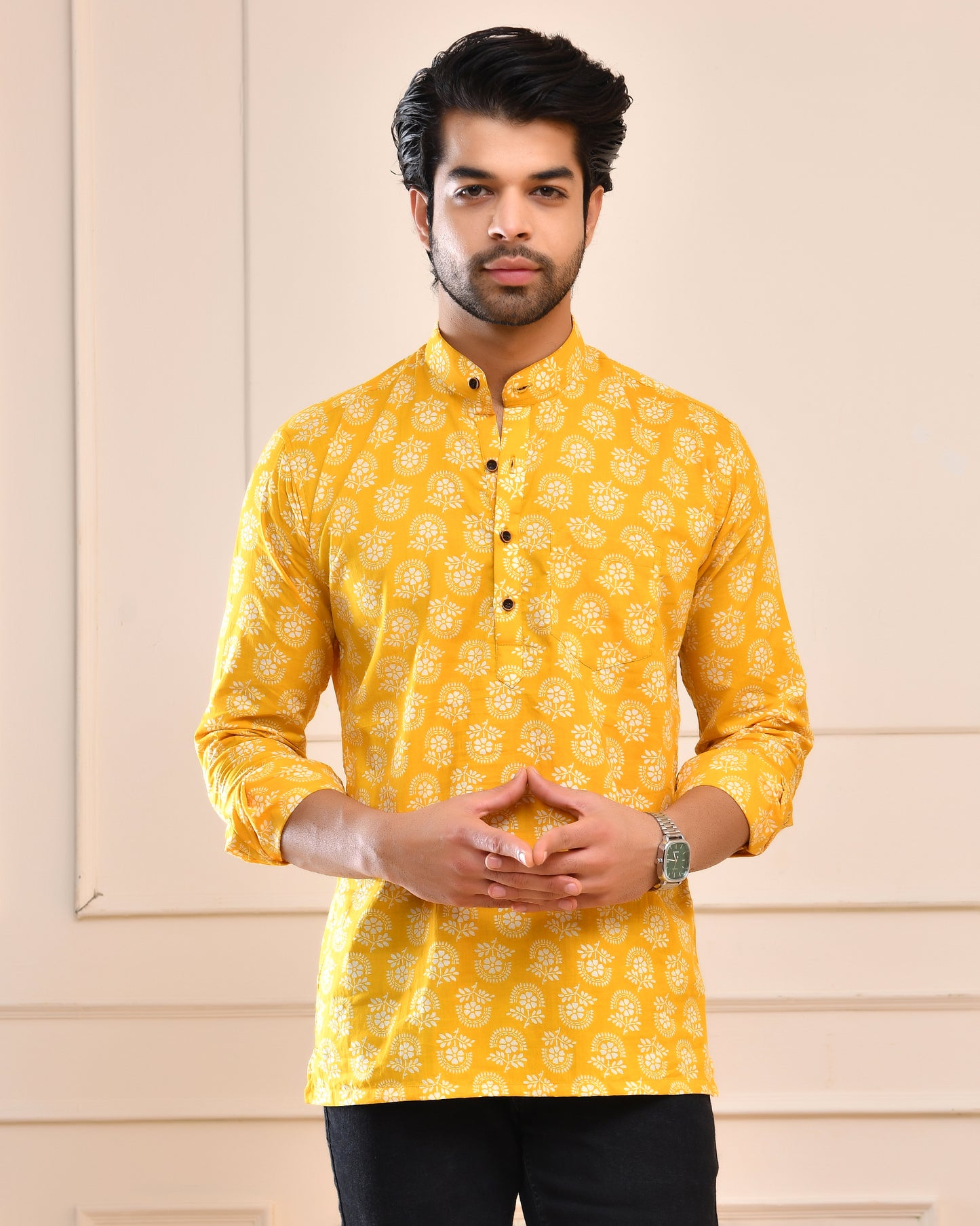 Sunshine Bloom Short Kurta