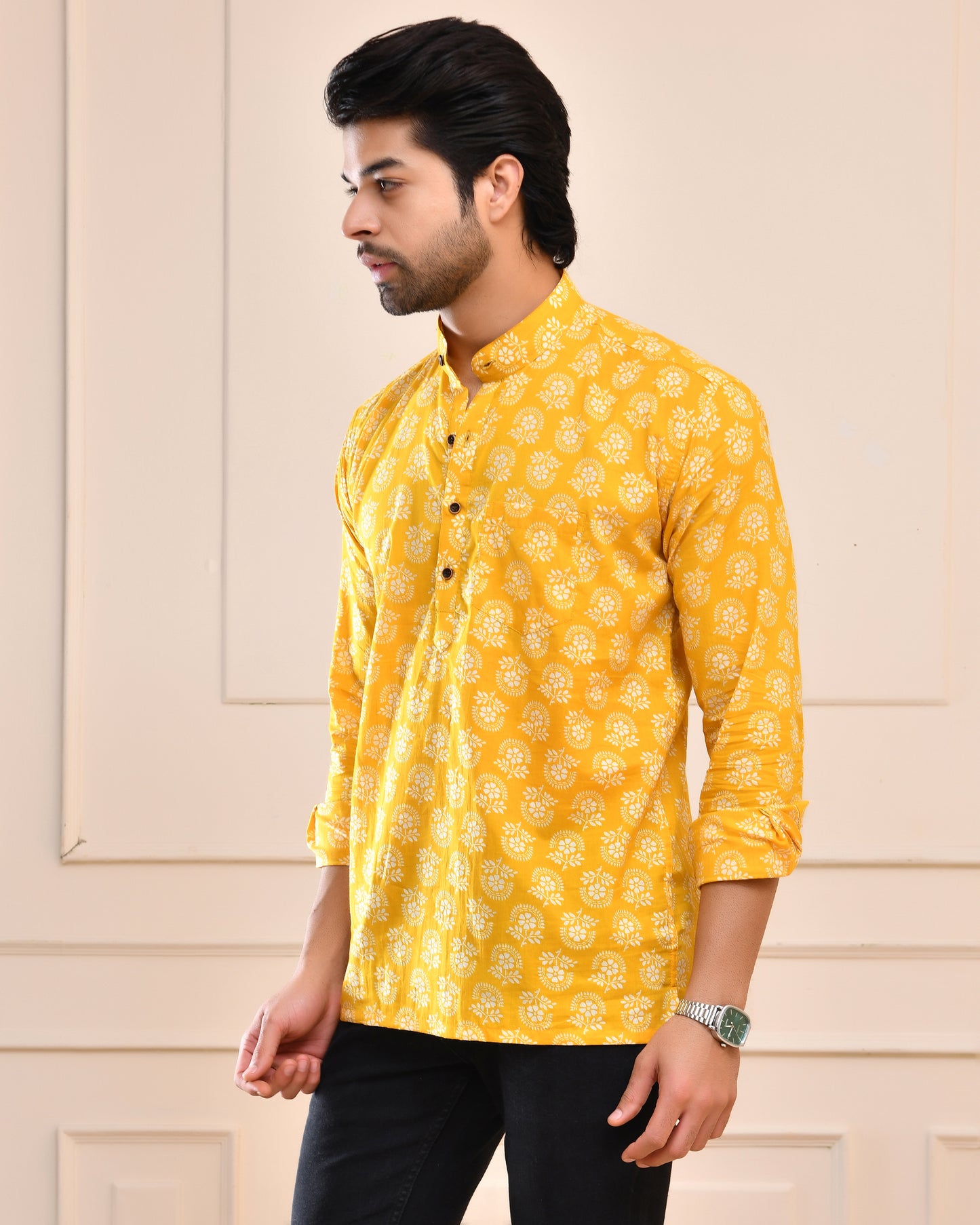Sunshine Bloom Short Kurta