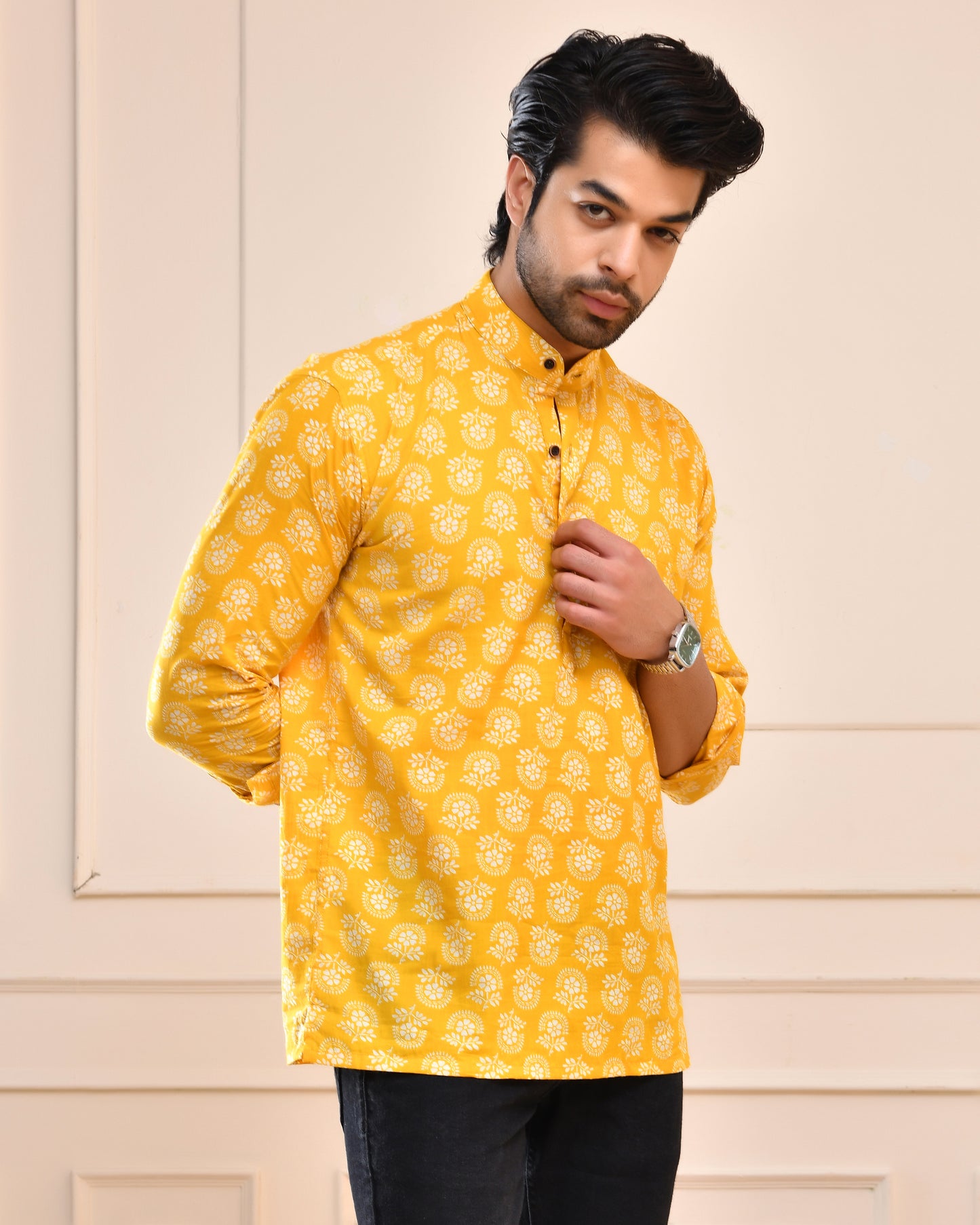 Sunshine Bloom Short Kurta