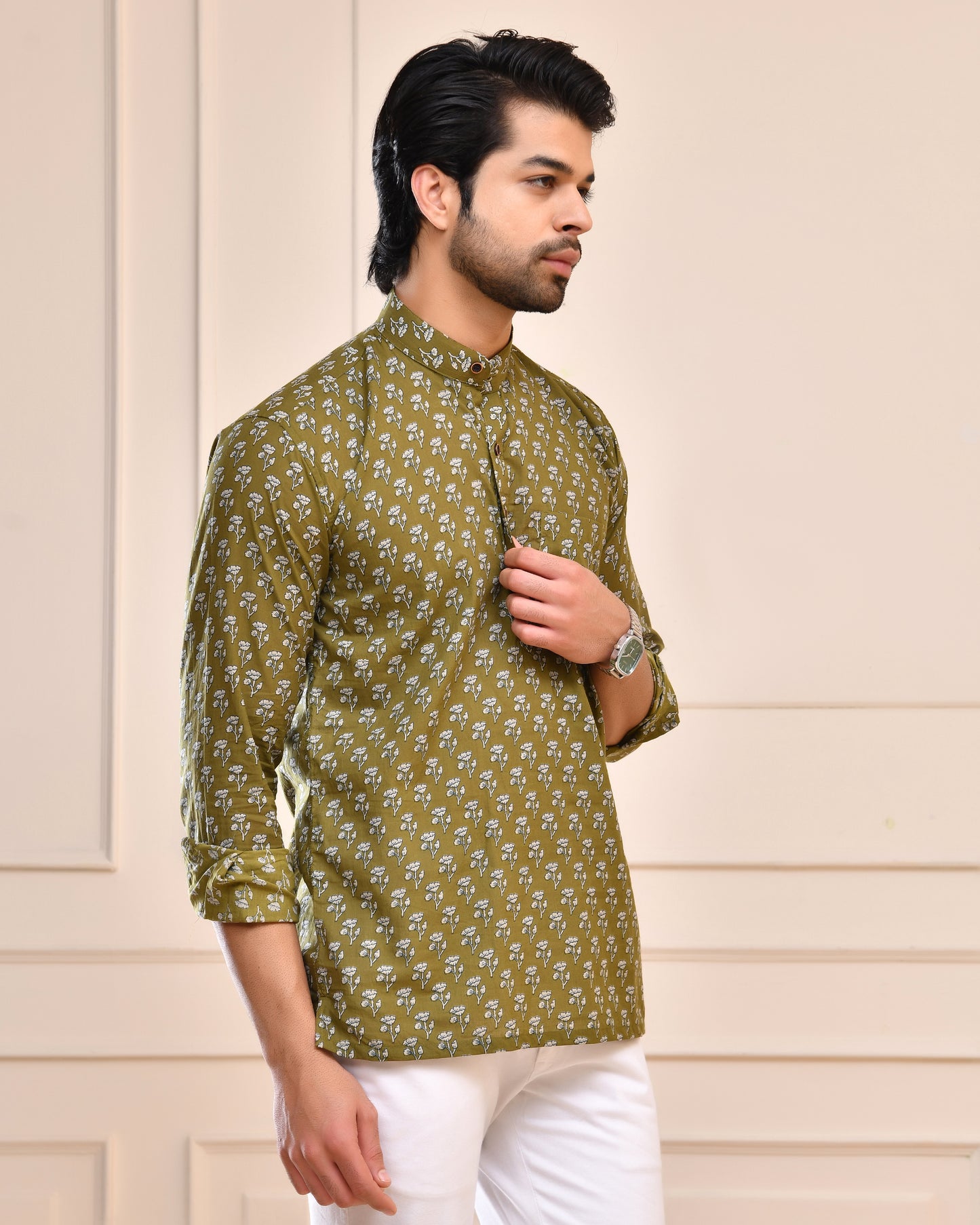 Mehendi Charm Short Kurta