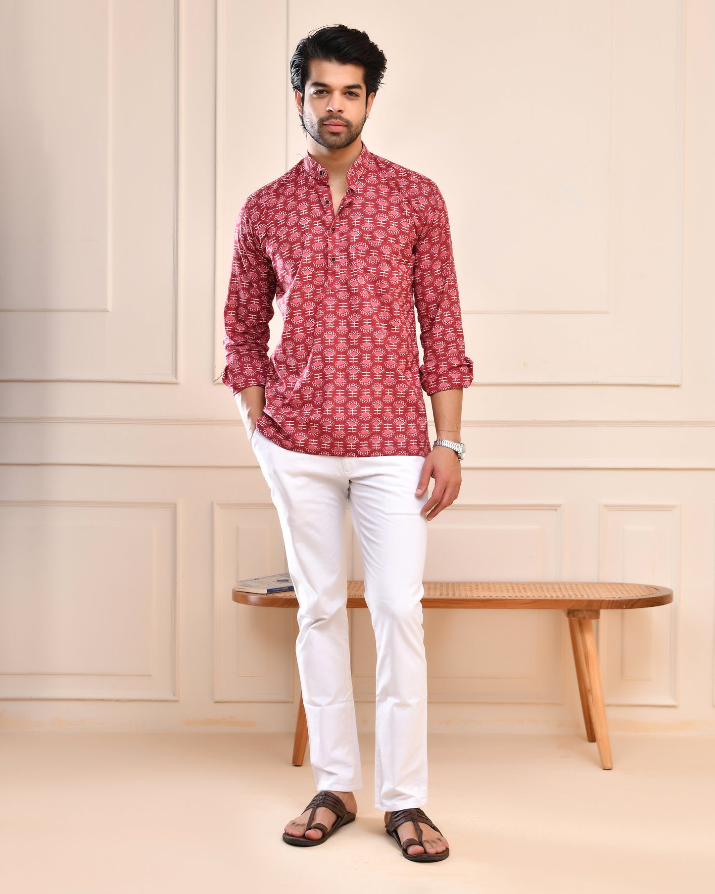 Rustic Rose Ethnic Short Kurta