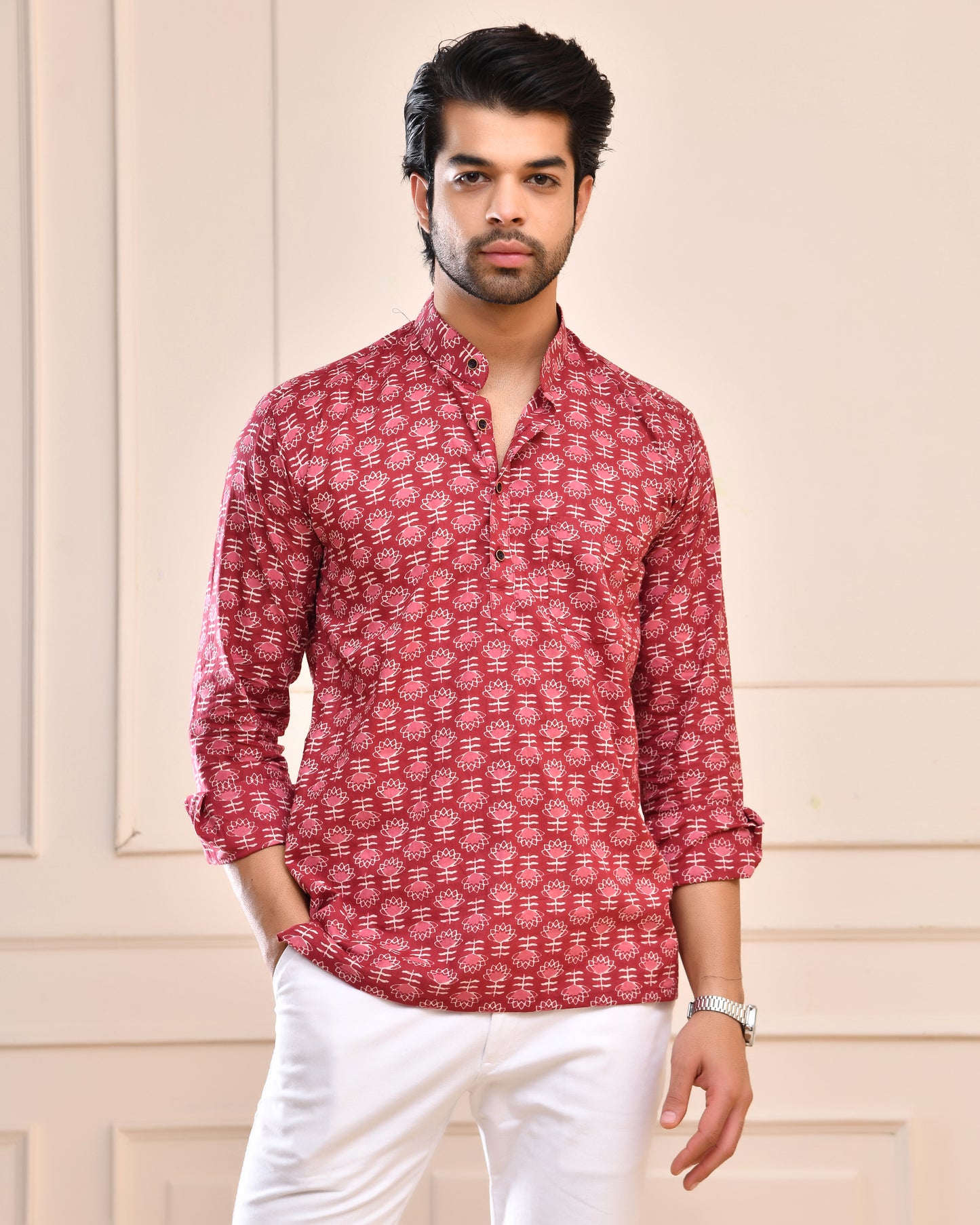 Rustic Rose Ethnic Short Kurta