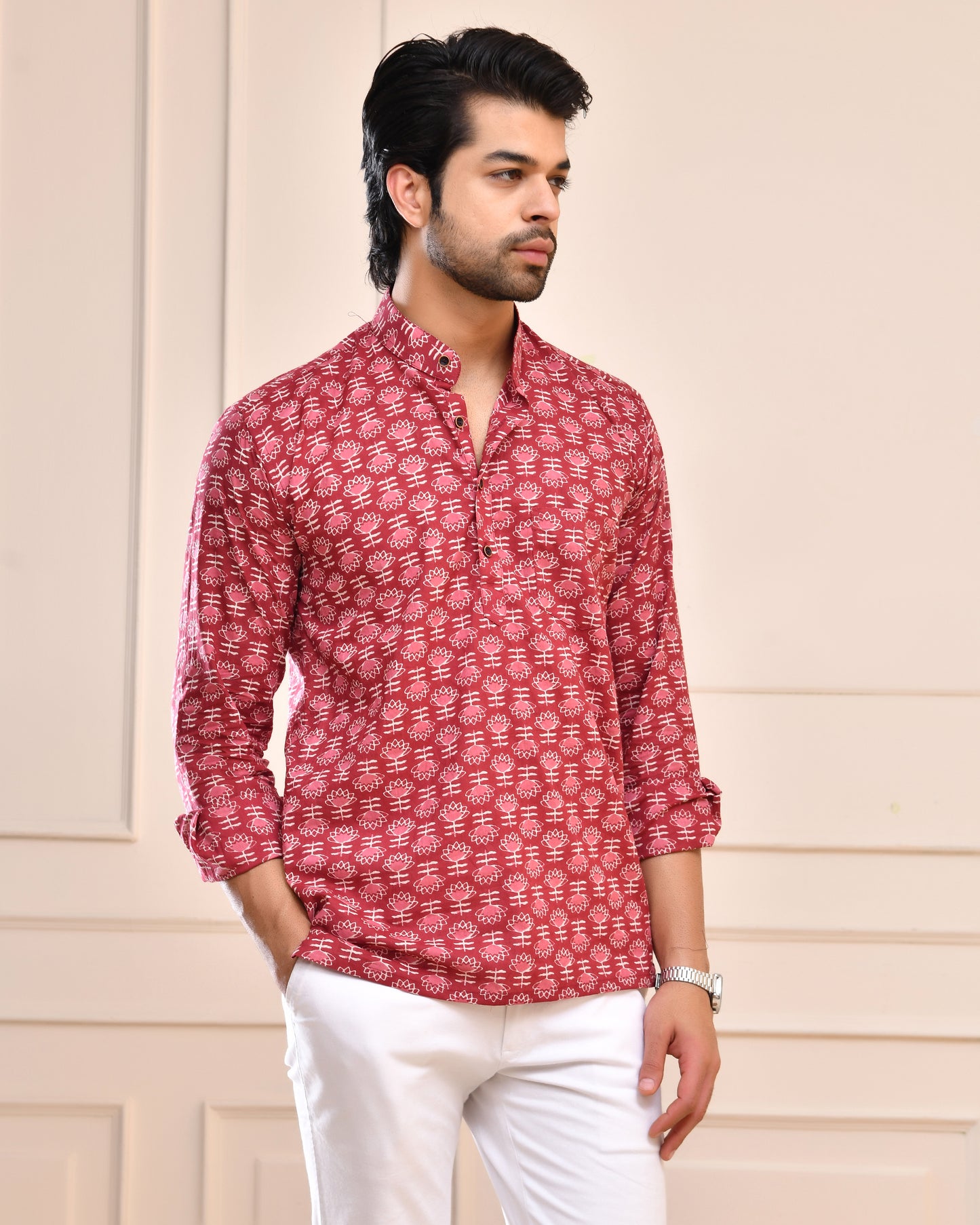 Rustic Rose Ethnic Short Kurta