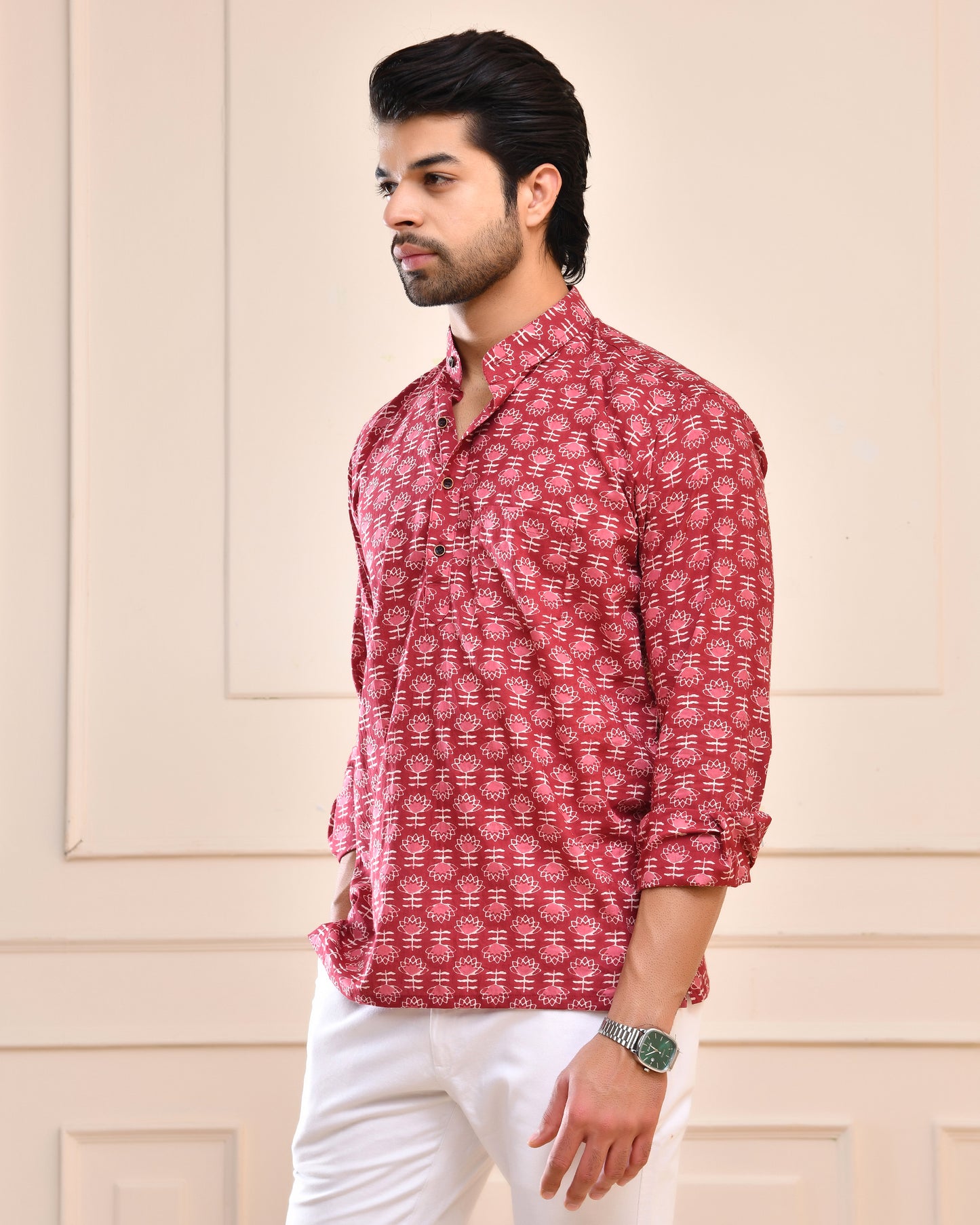 Rustic Rose Ethnic Short Kurta