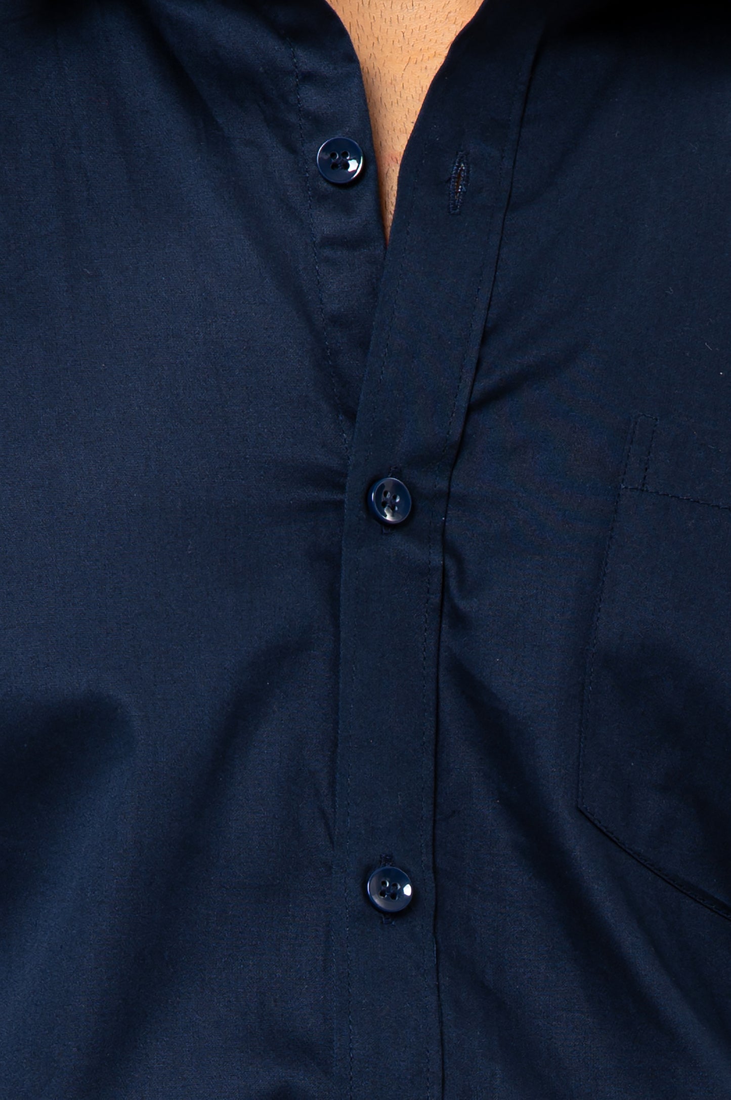 Royal Blue Plain Formal Shirt