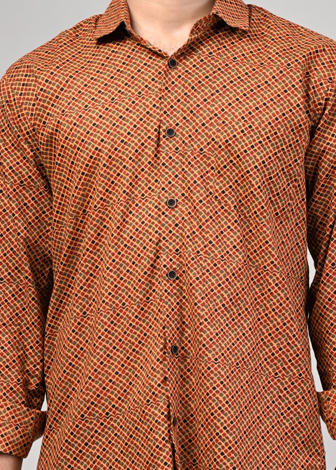 Bandhej Print Full Sleeve Shirt