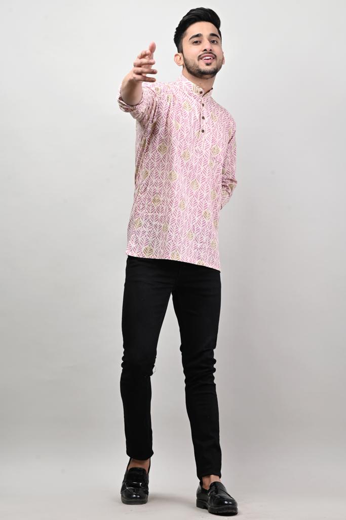 Leafy Men’s Kurta Shirt