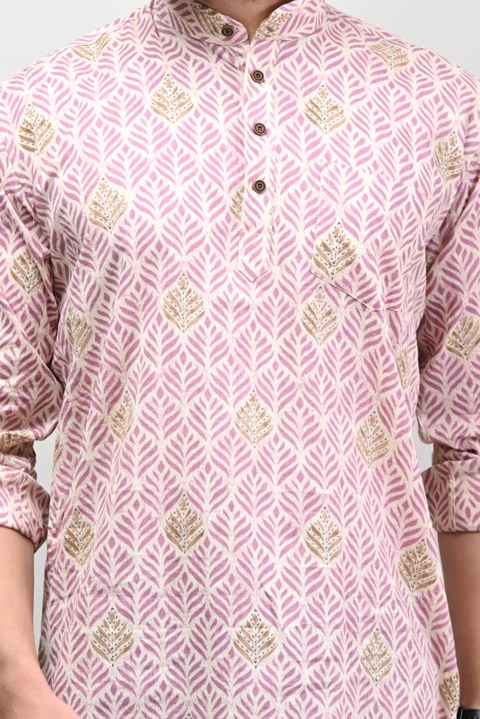 Leafy Men’s Kurta Shirt