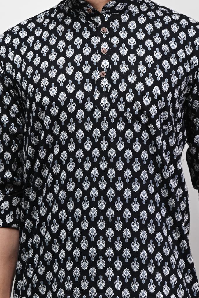 Jaipuri Printed Men’s Kurta Shirt