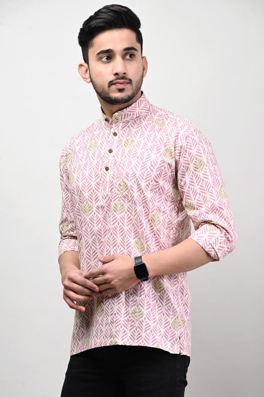 Leafy Men’s Kurta Shirt