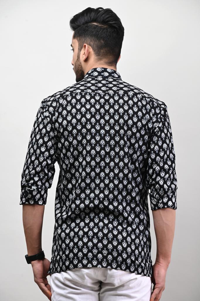 Jaipuri Printed Men’s Kurta Shirt