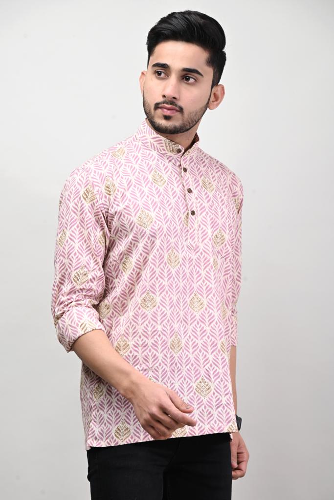 Leafy Men’s Kurta Shirt