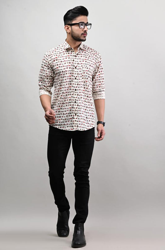 Camel Full Sleeve Shirt